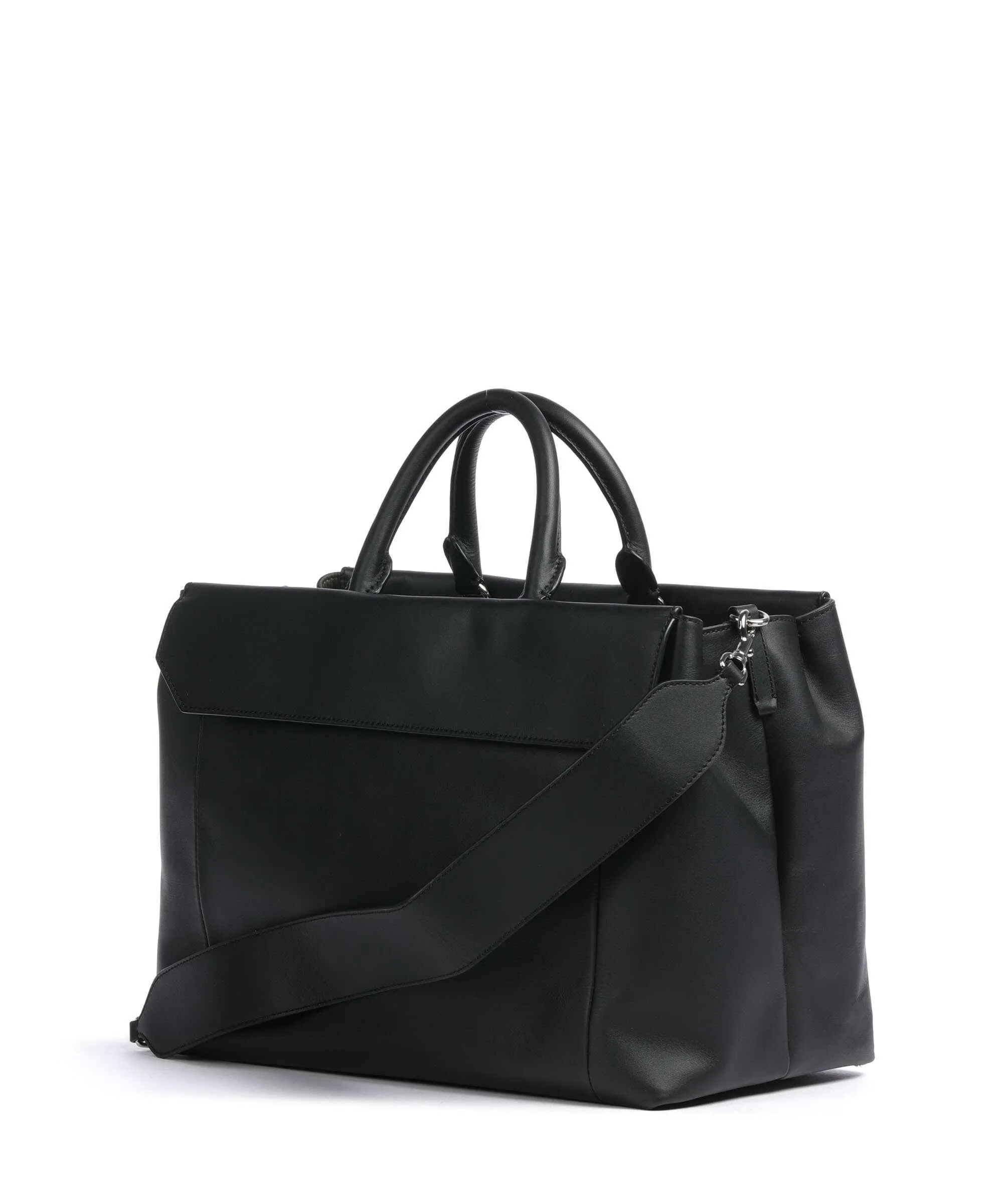 Liebeskind Lora Calf Optic L Borsa a mano pelle di vitello finemente grana nero  