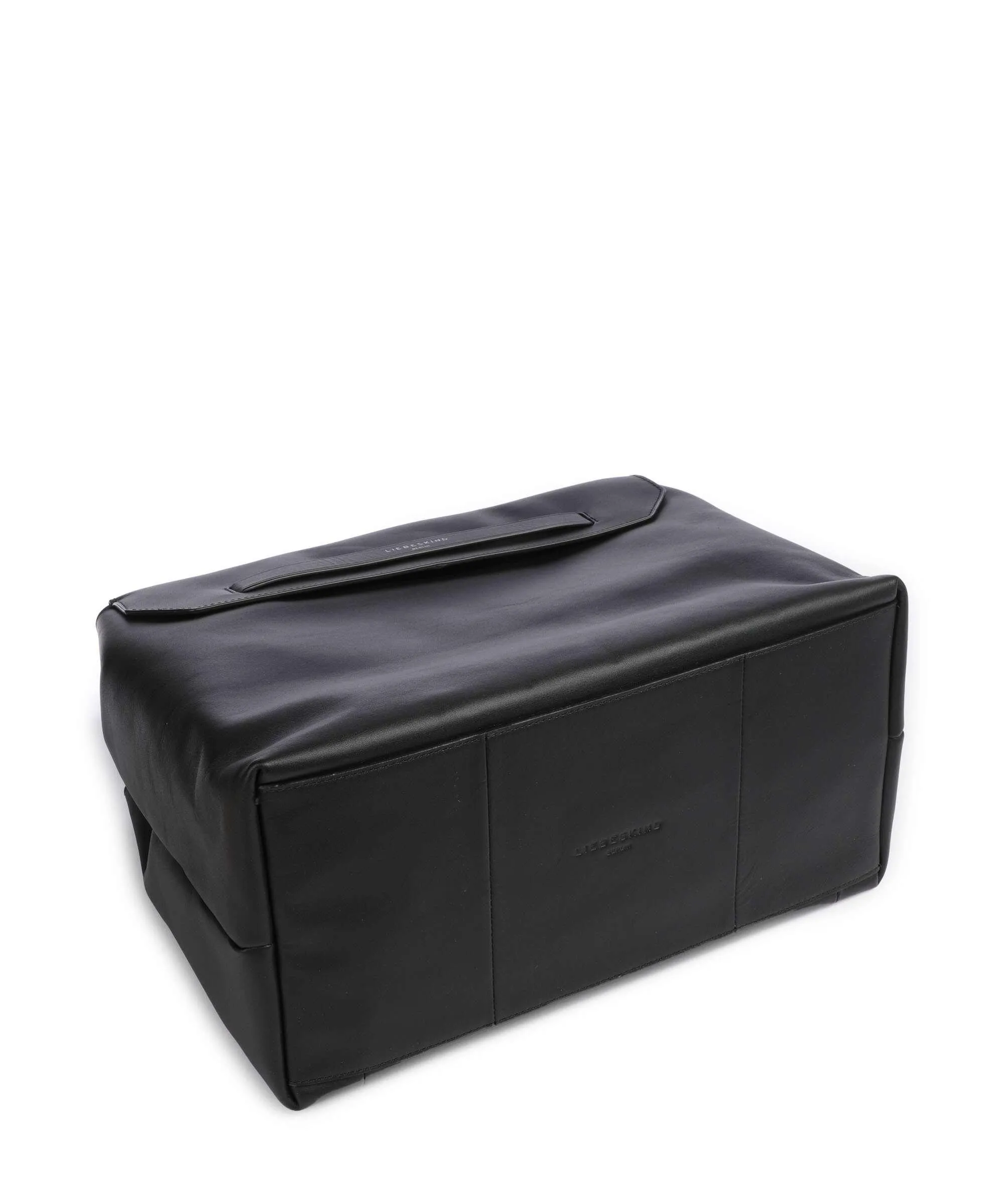  Liebeskind Lora Calf Optic L Borsa a mano pelle di vitello finemente grana nero  