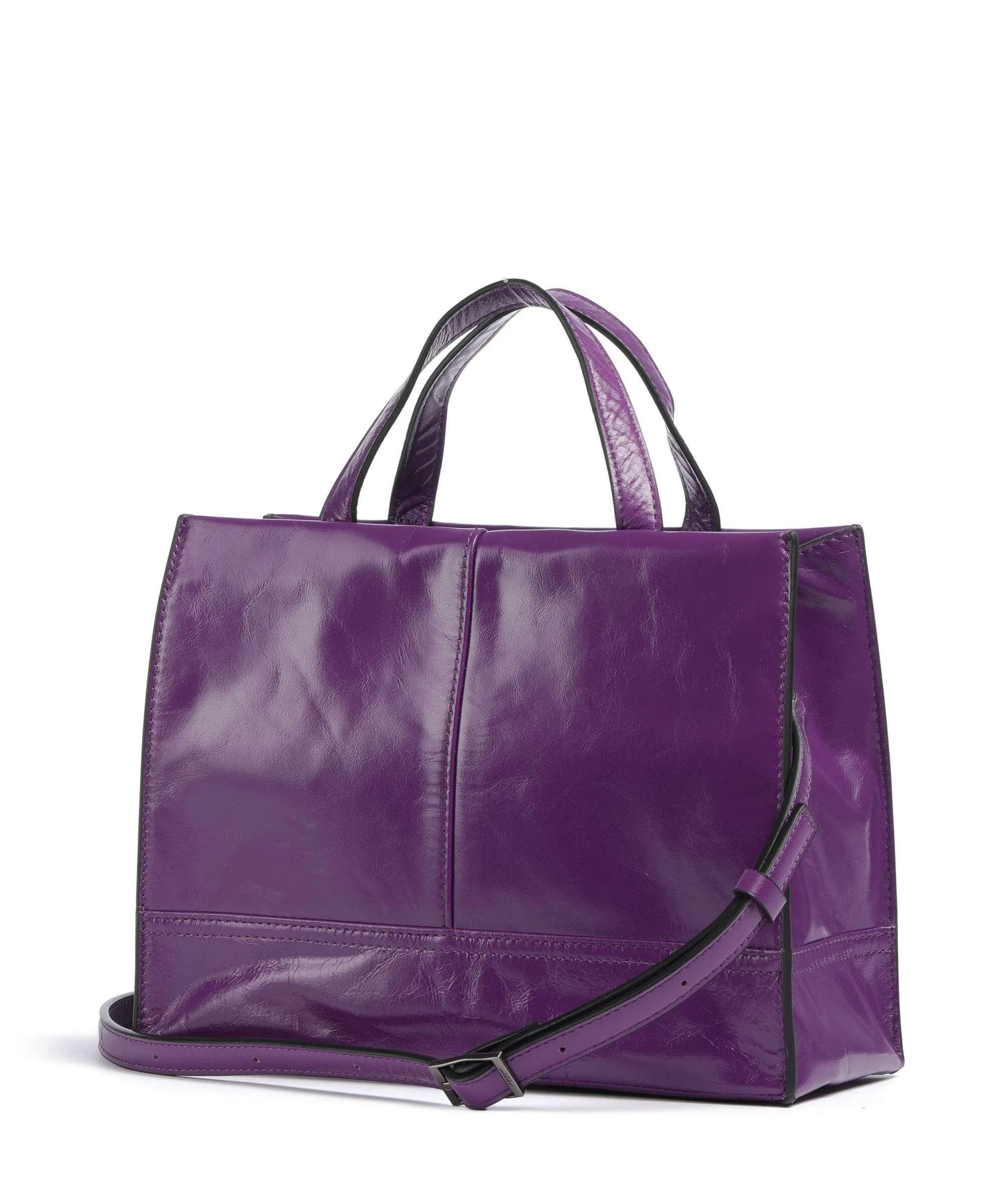  Liebeskind Lou 2 Paper Touch M Borsa a mano pelle mora  