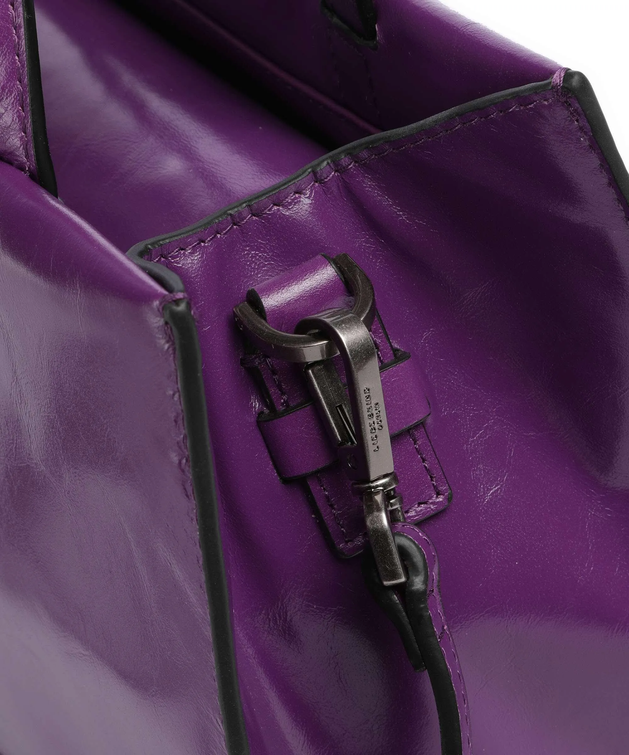  Liebeskind Lou 2 Paper Touch M Borsa a mano pelle mora  