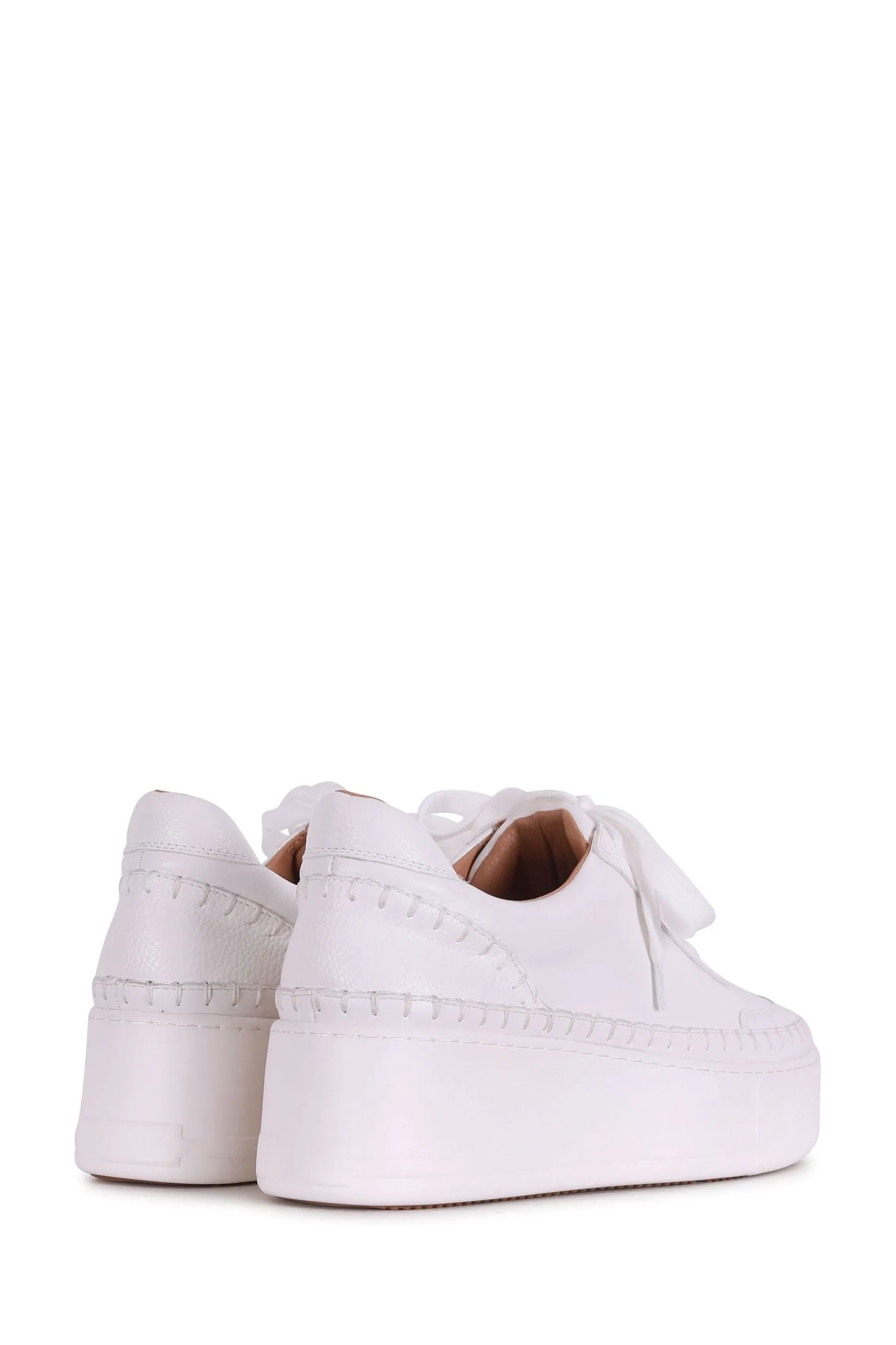 Linzi - Harlem - Scarpe da ginnastica in pelle sintetica con zeppe