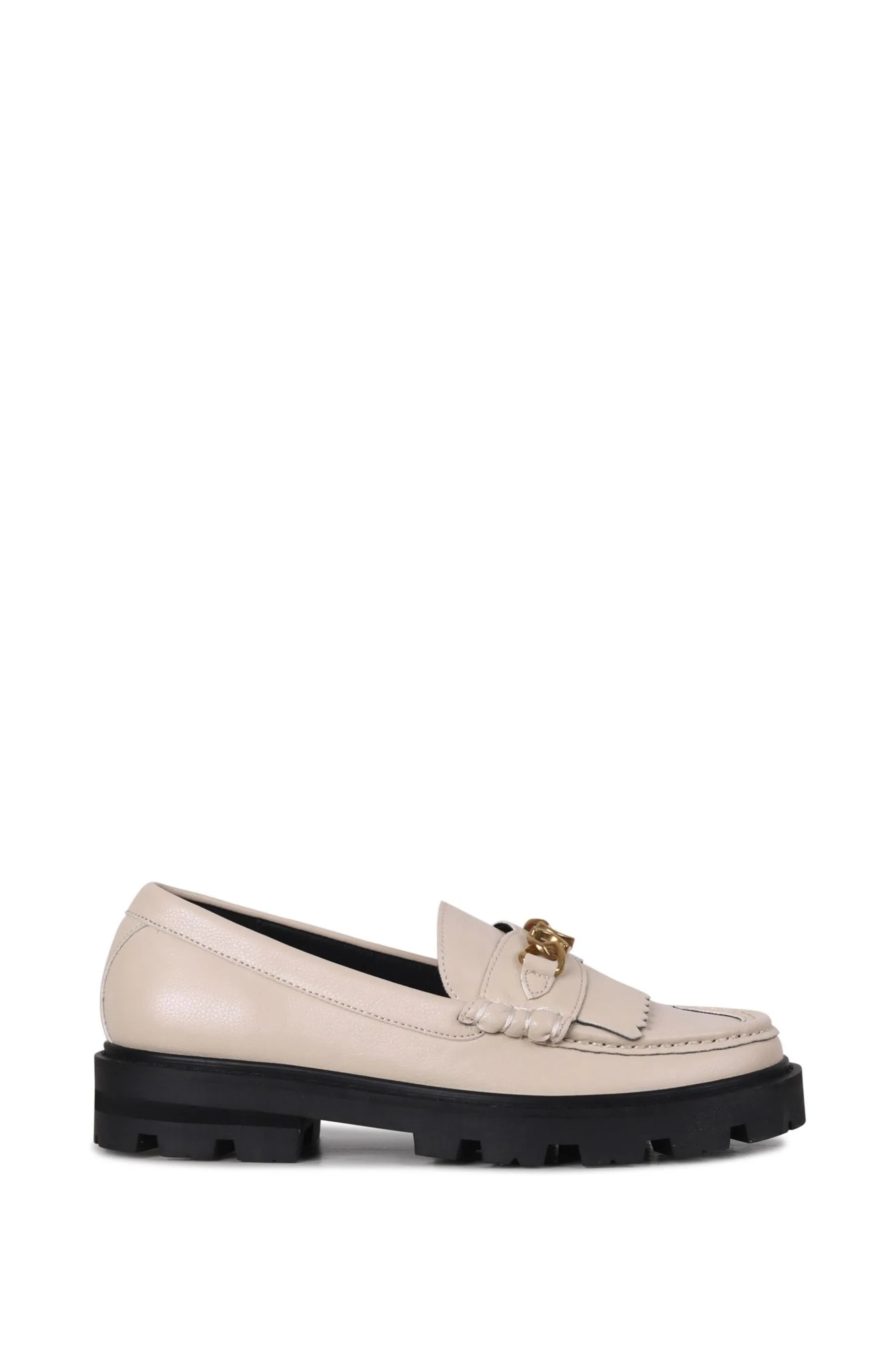 Linzi Remy - Mocassini con frange e catena Oro    