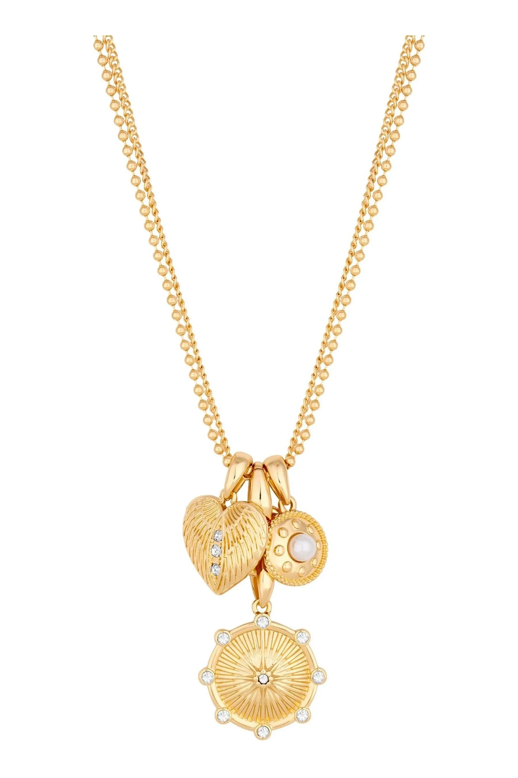 Lipsy Jewellery - Collana regalo con ciondolo a moneta