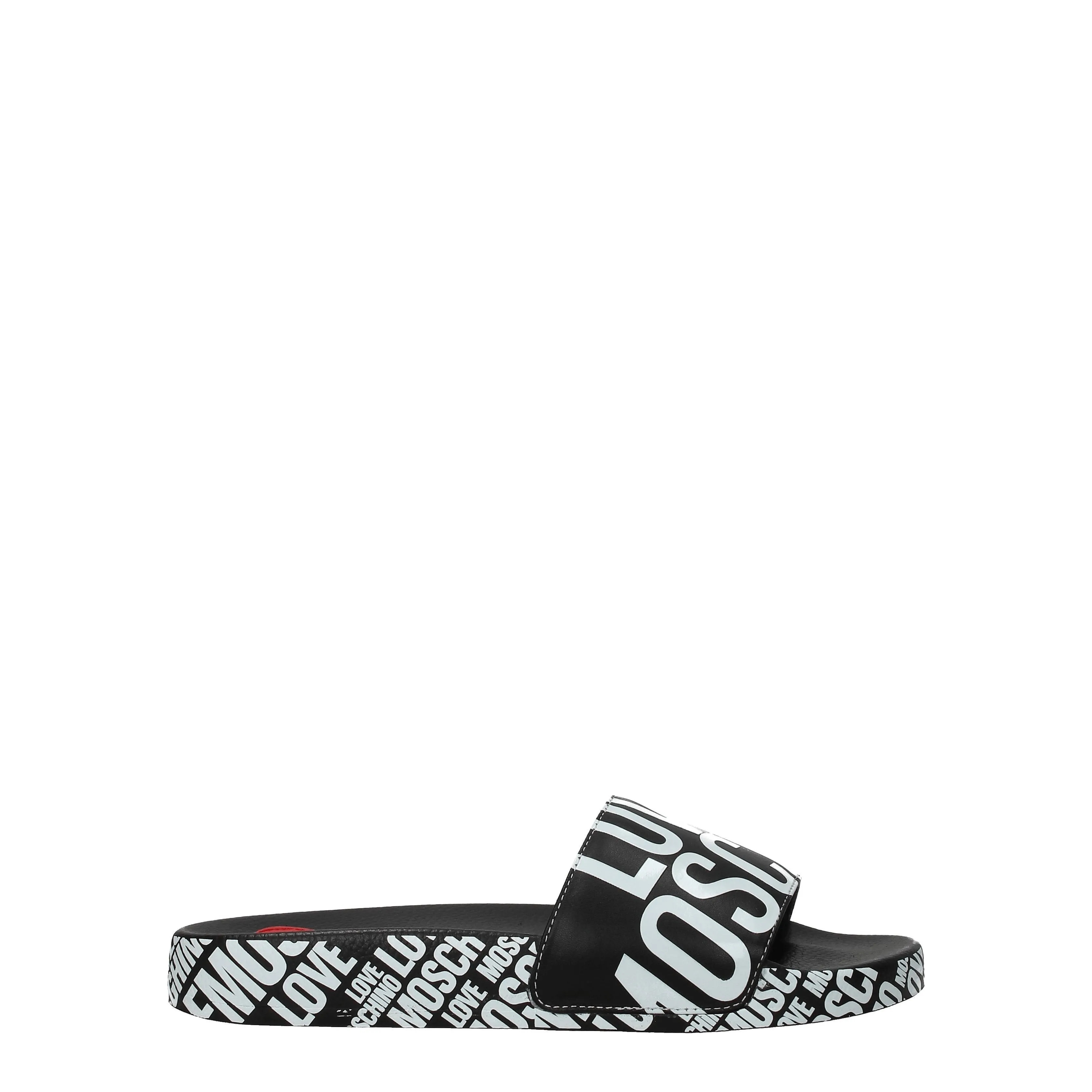 Love Moschino Ciabatte e Zoccoli Donna Poliuretano Nero