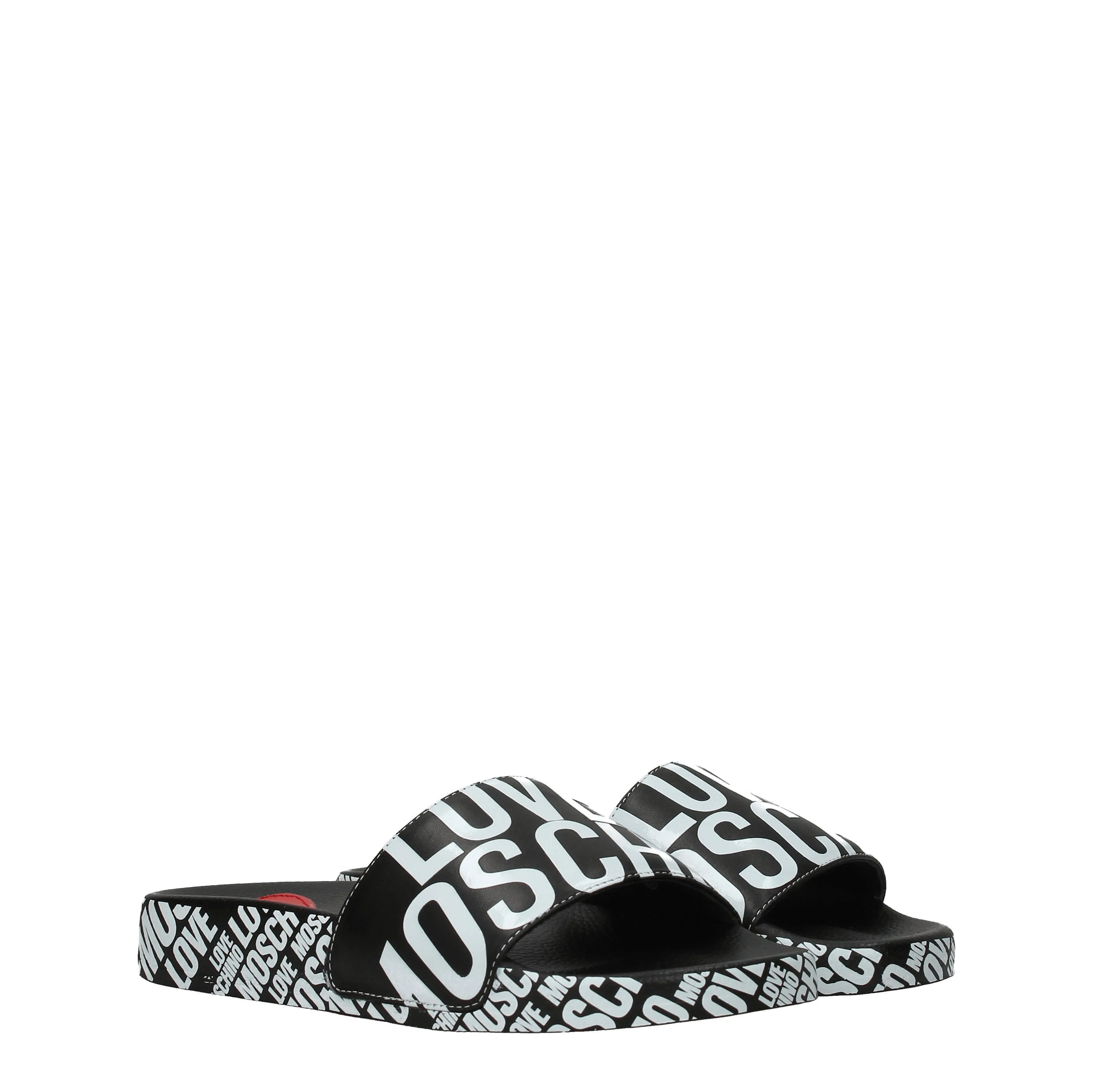 Love Moschino Ciabatte e Zoccoli Donna Poliuretano Nero