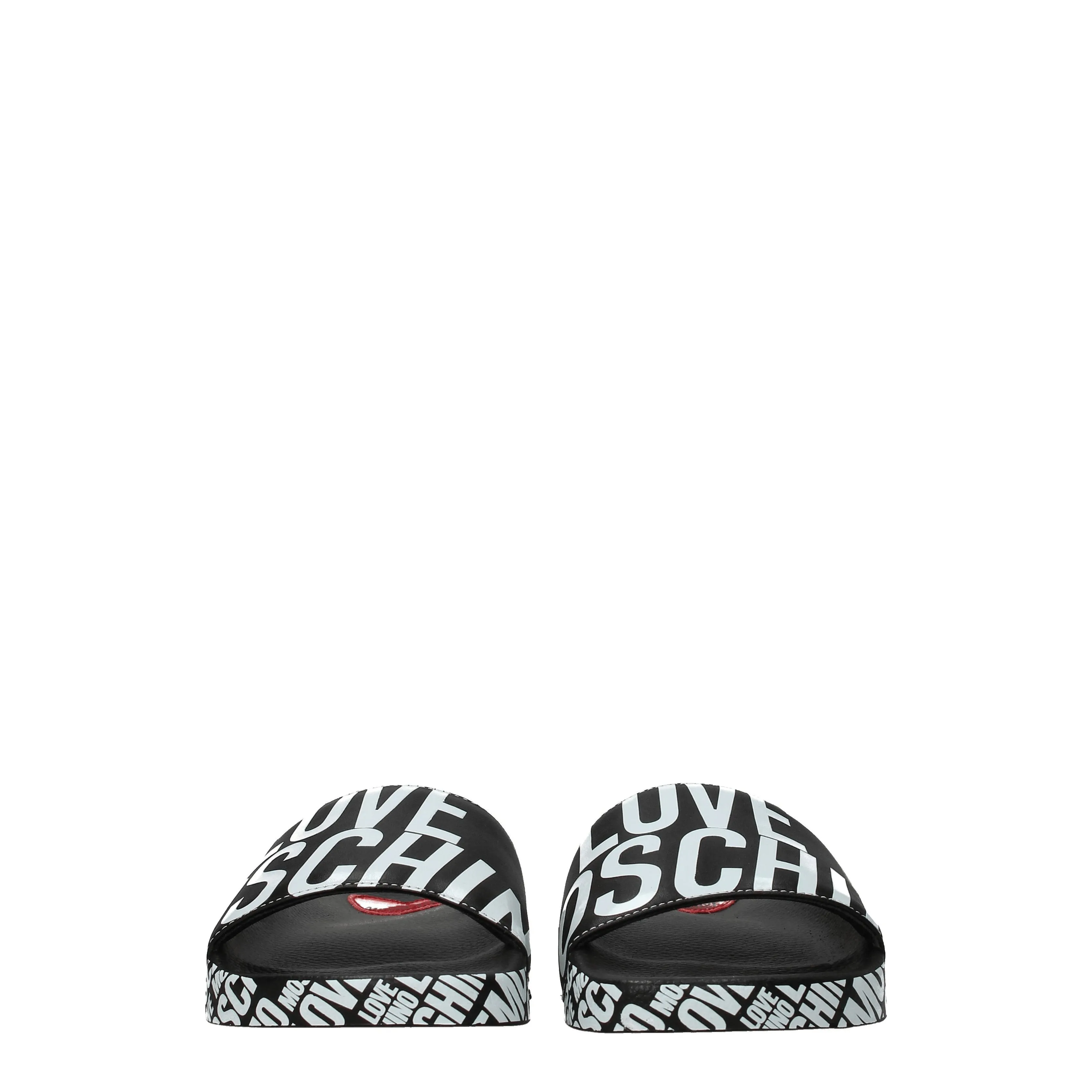 Love Moschino Ciabatte e Zoccoli Donna Poliuretano Nero