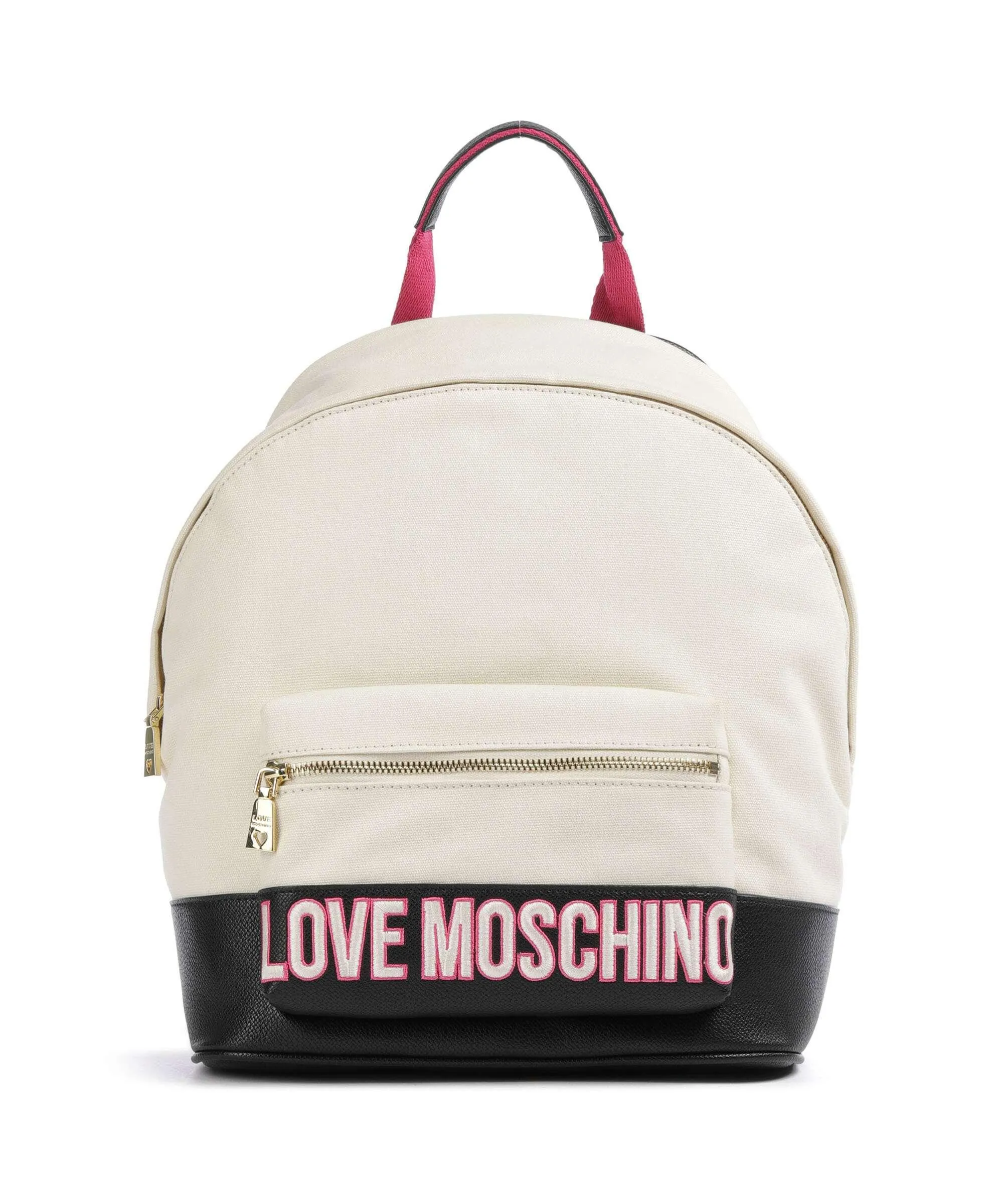  Love Moschino Free-Time Zaino cotone beige  