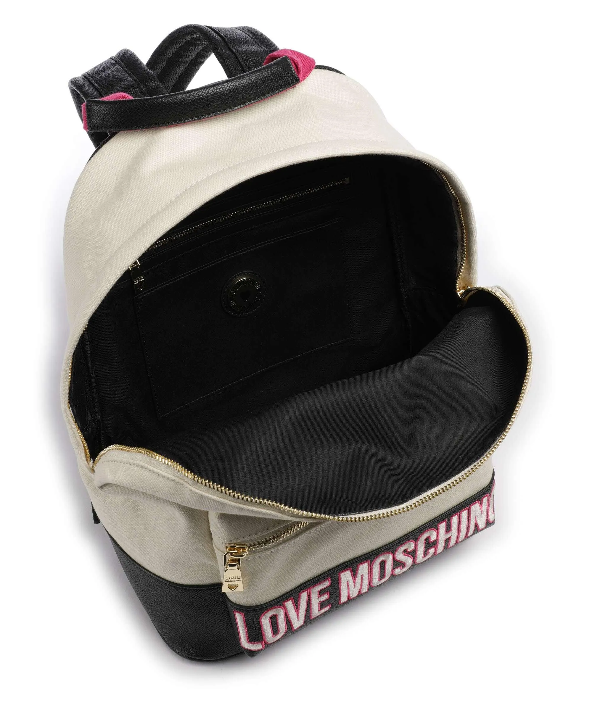  Love Moschino Free-Time Zaino cotone beige  