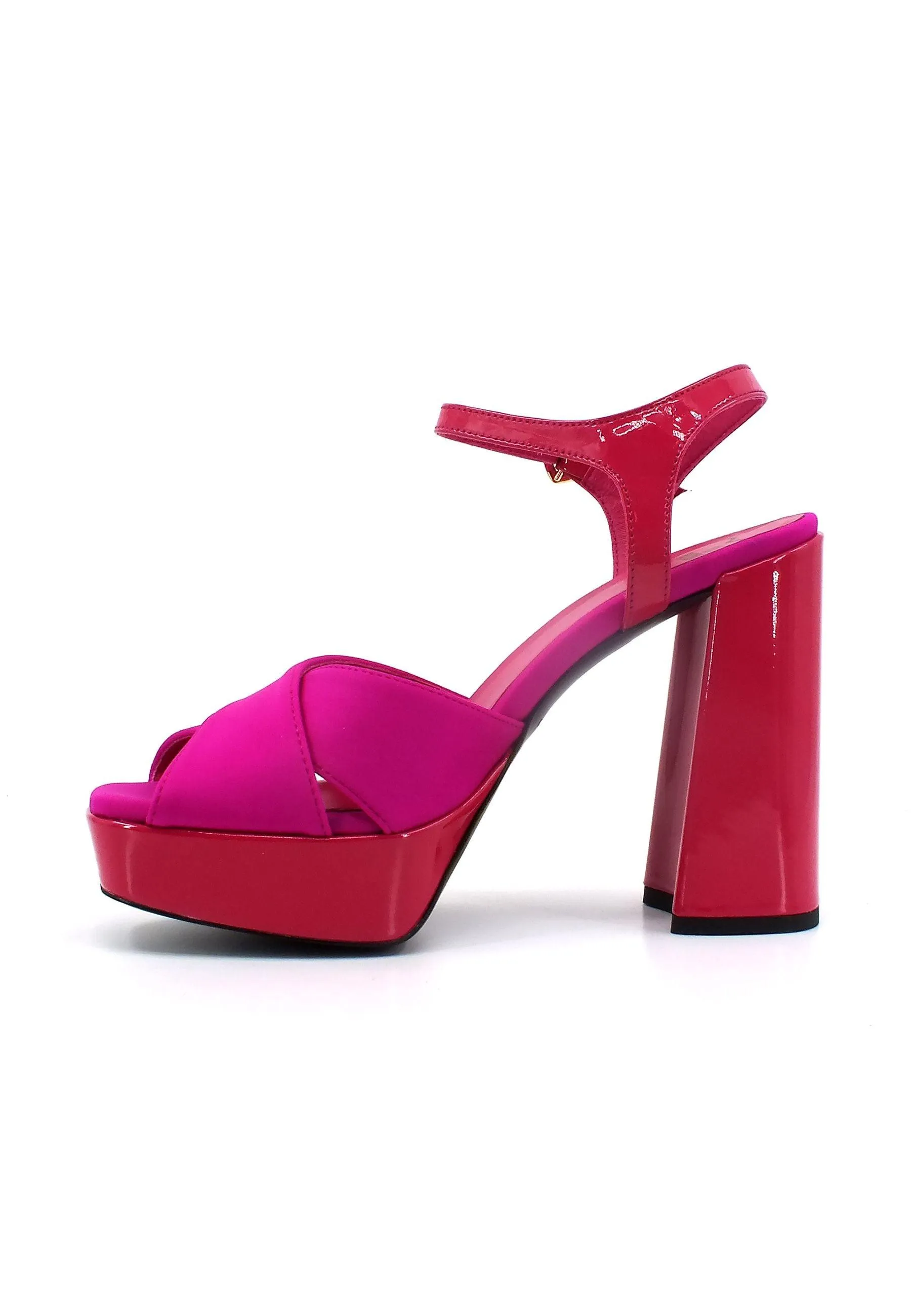 LOVE MOSCHINO Sandalo Tacco Grosso Donna Fuxia JA1605CG1GIM160A