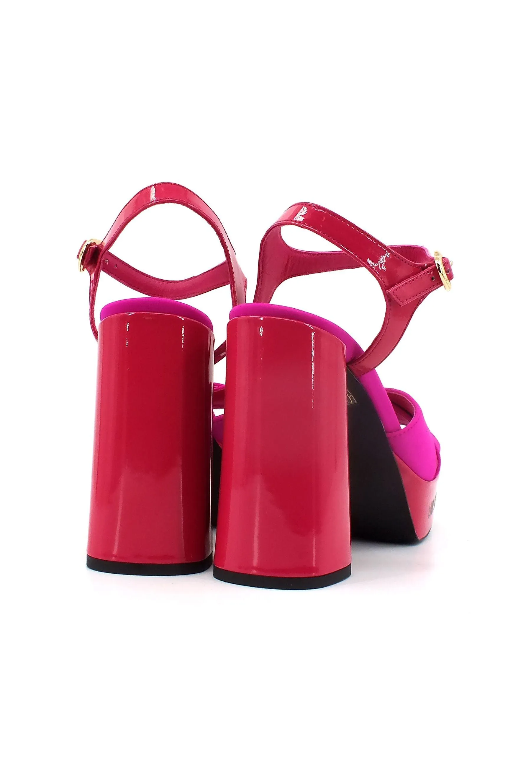 LOVE MOSCHINO Sandalo Tacco Grosso Donna Fuxia JA1605CG1GIM160A