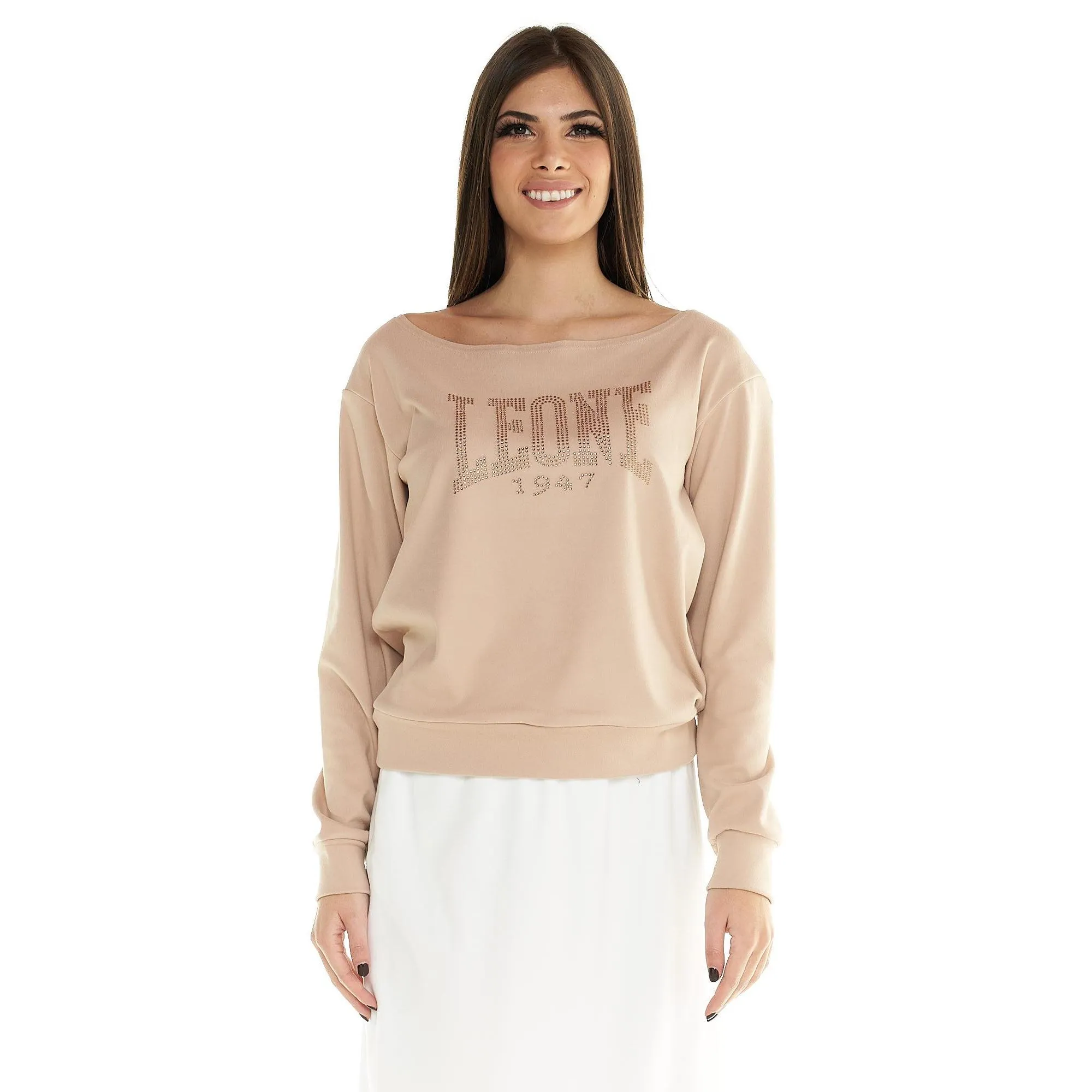 Maglia da donna a girocollo Winter Chic Boxing