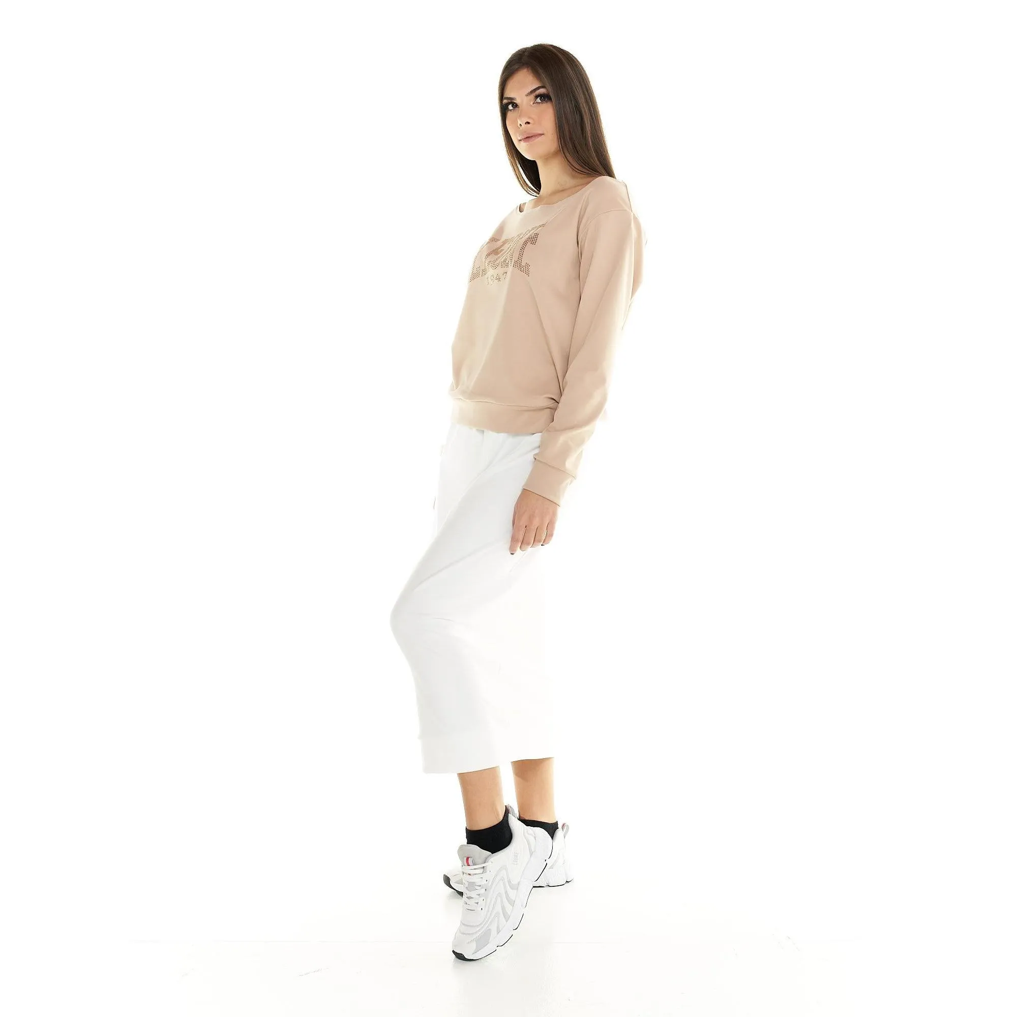 Maglia da donna a girocollo Winter Chic Boxing