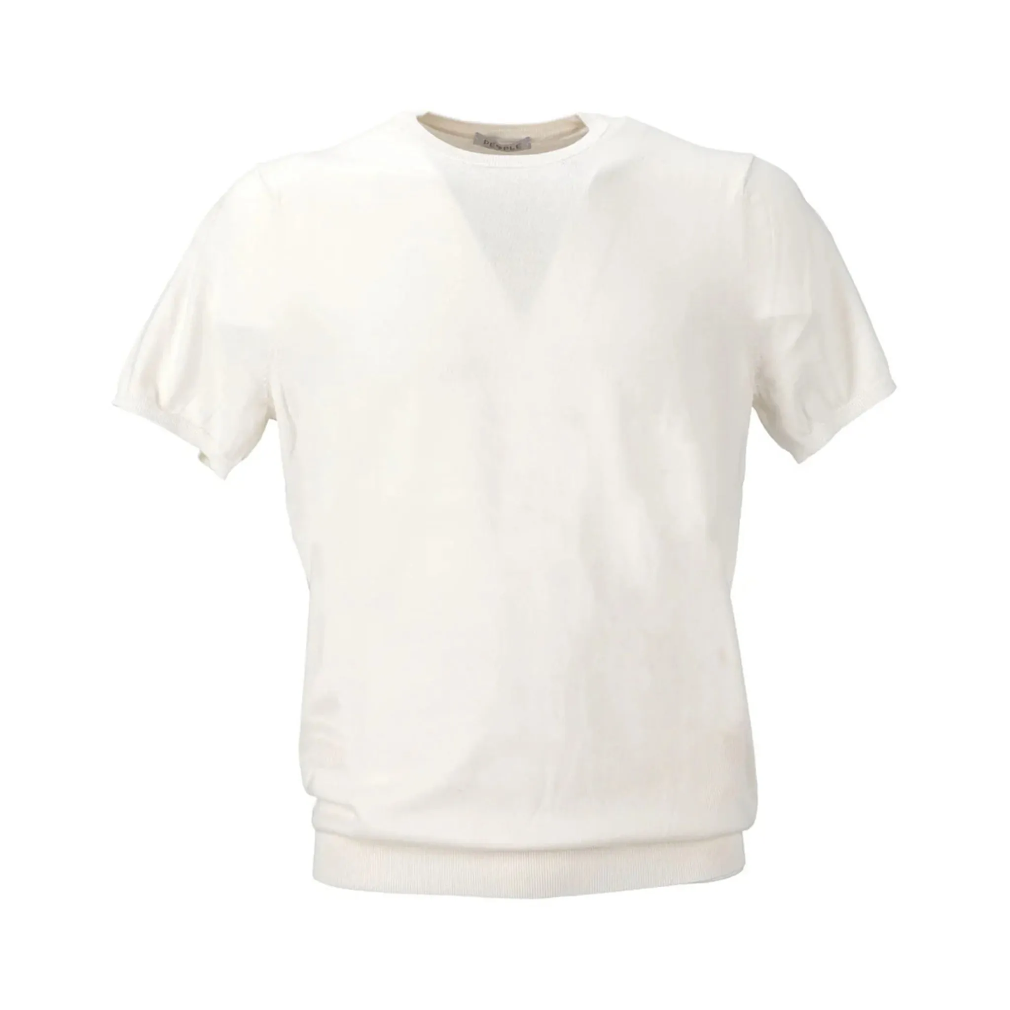 Maglia Donna con giromanica a costine