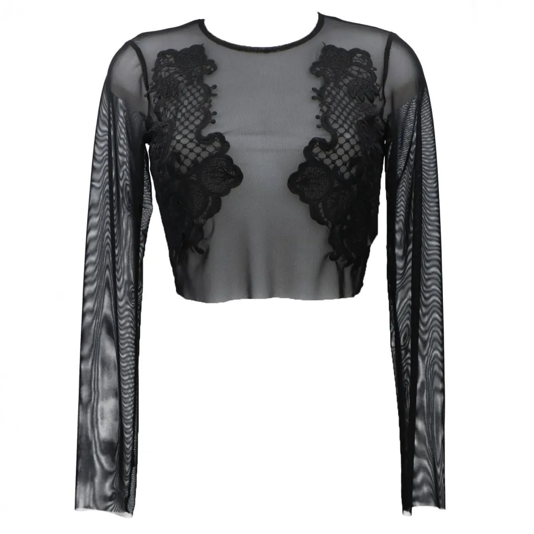 MAGLIA PATCH PIZZO Nero