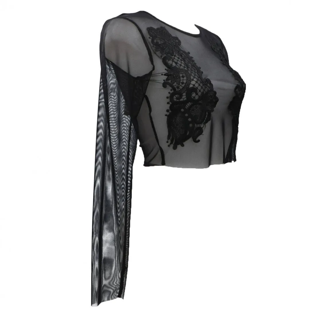MAGLIA PATCH PIZZO Nero