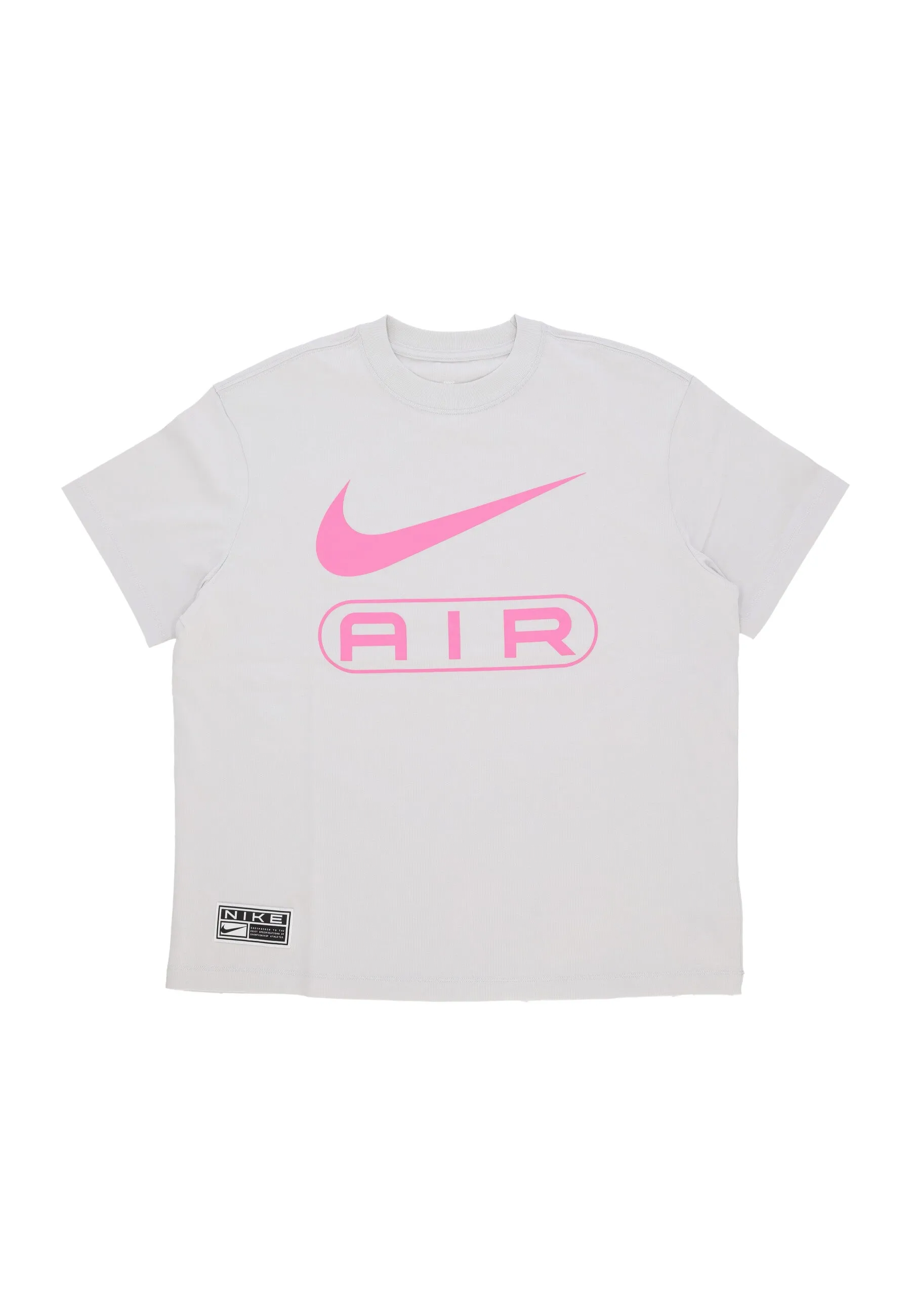 Maglietta Donna W Sportswear Air Bf Tee Photon Dust/playful Pink