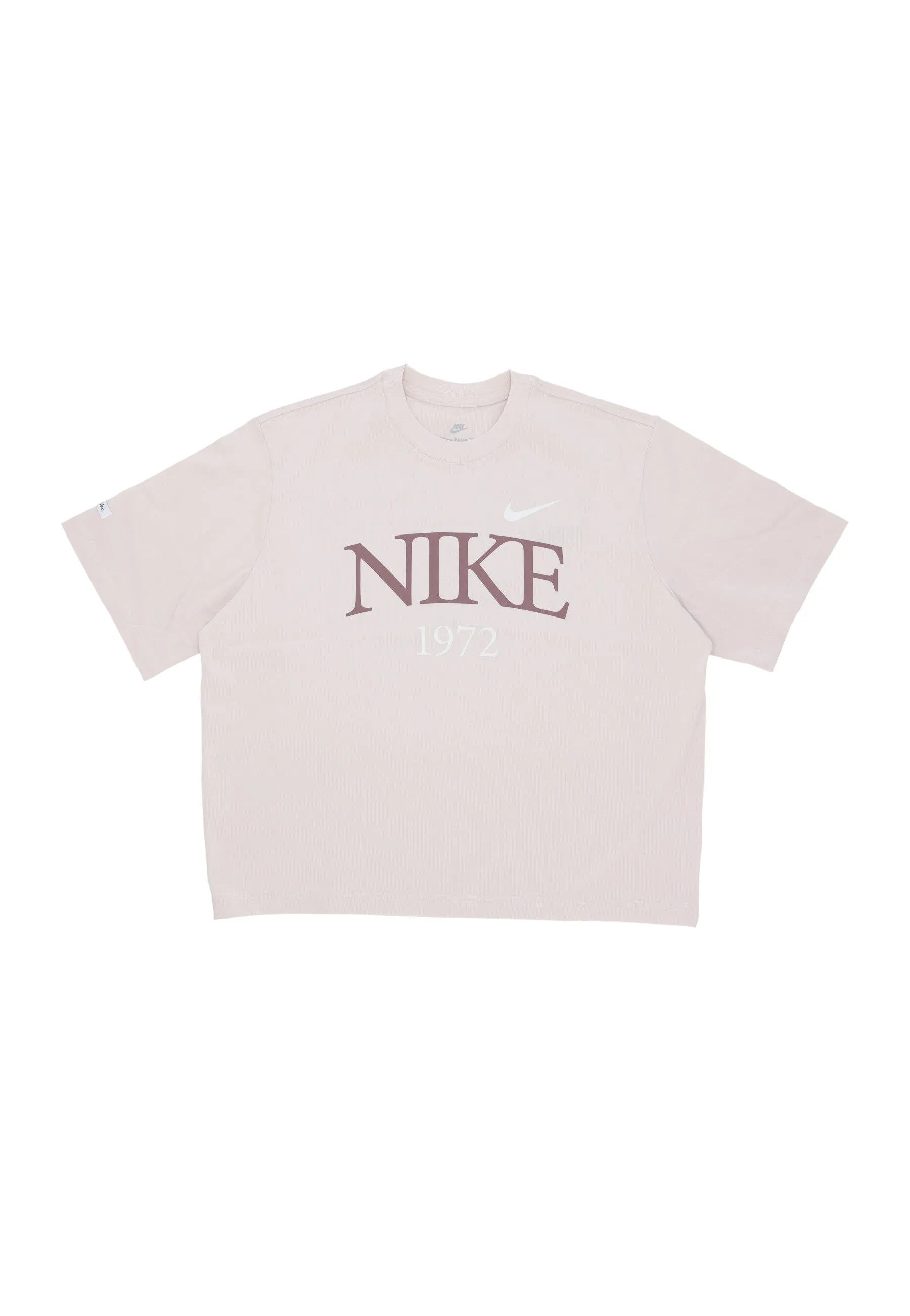 Maglietta Donna W Sportswear Classic Boxy Tee Lt Orewood Brn
