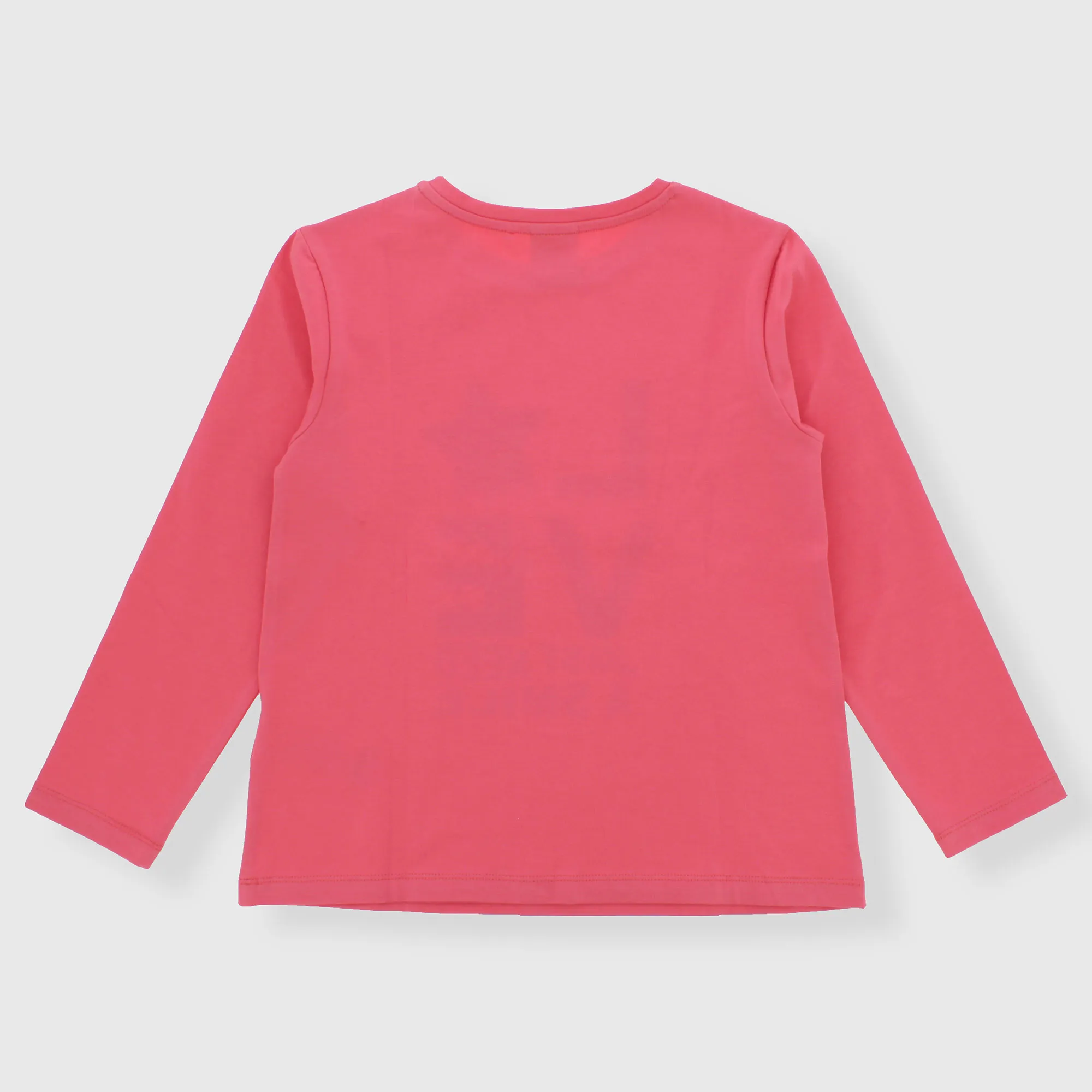 Maglietta in jersey da bambina, ROSA            