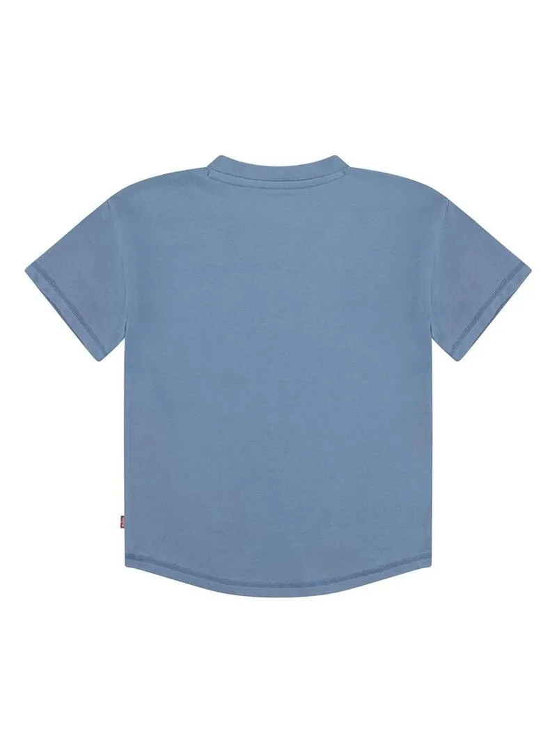 Maglietta Levis Curved Blu Per Bambino