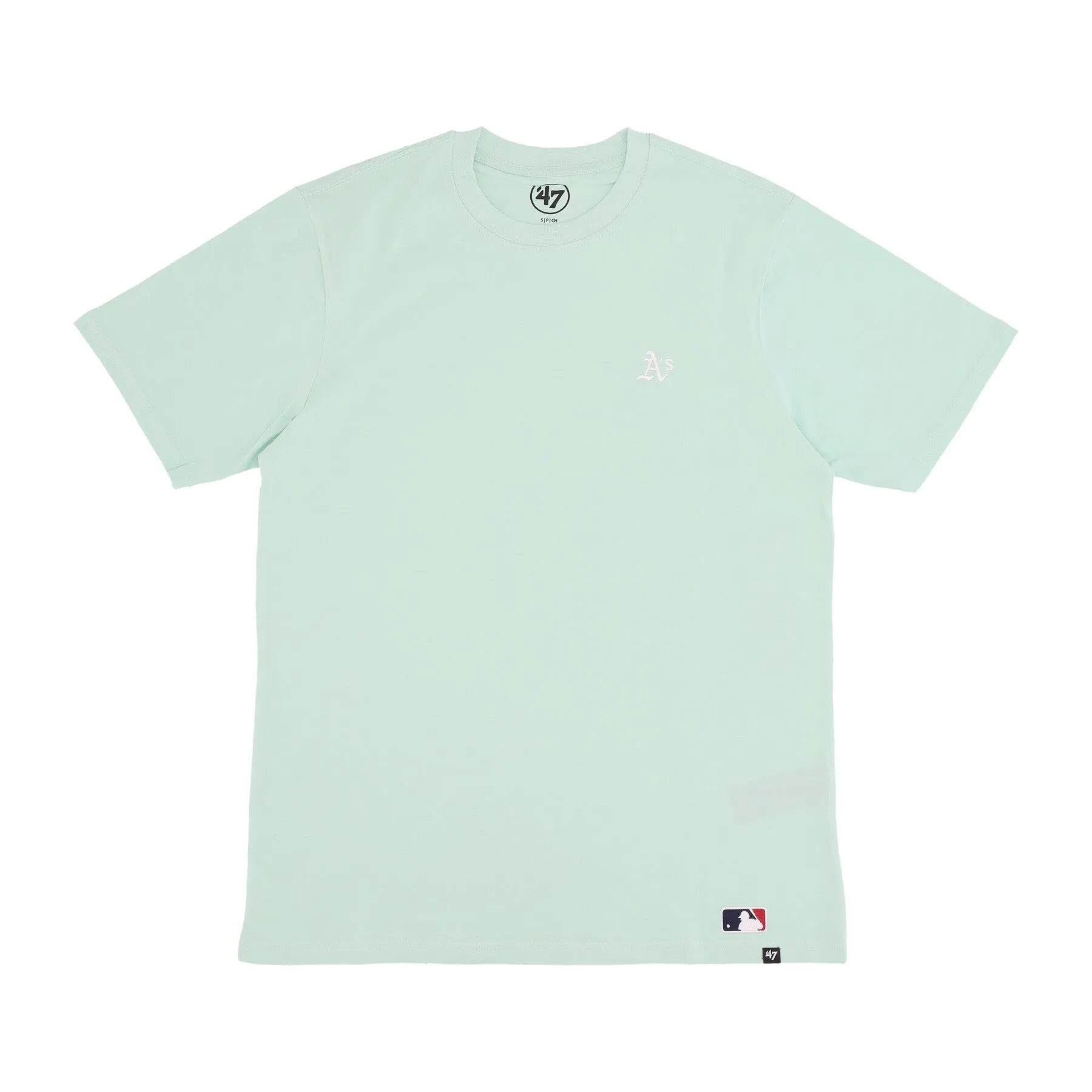 Maglietta Uomo Mlb Lc Echo Base Runner Tee Oakath Mint