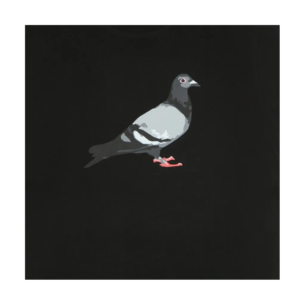 MAGLIETTA UOMO PIGEON LOGO TEE BLACK