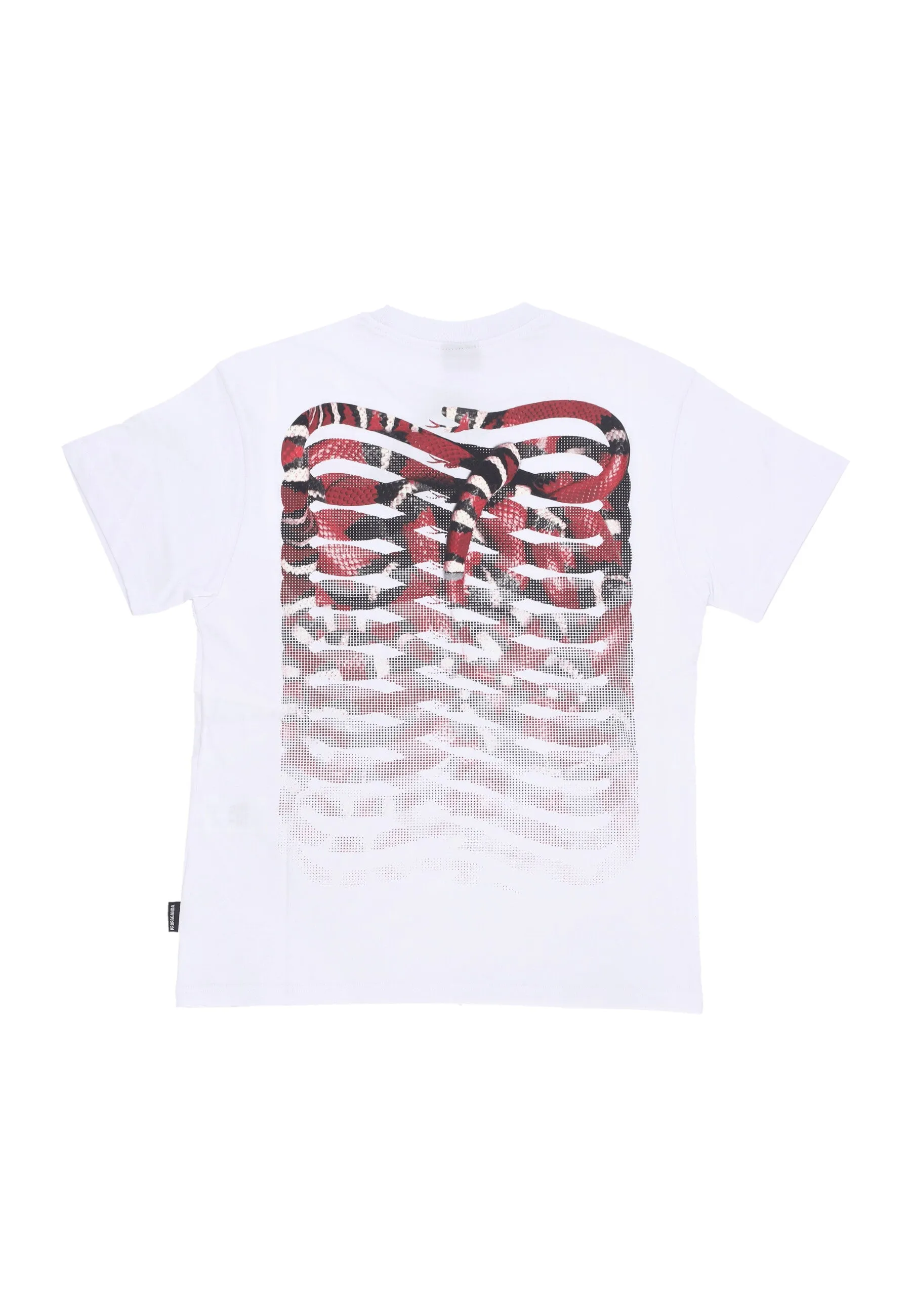 Maglietta Uomo Ribs Coral Tee White