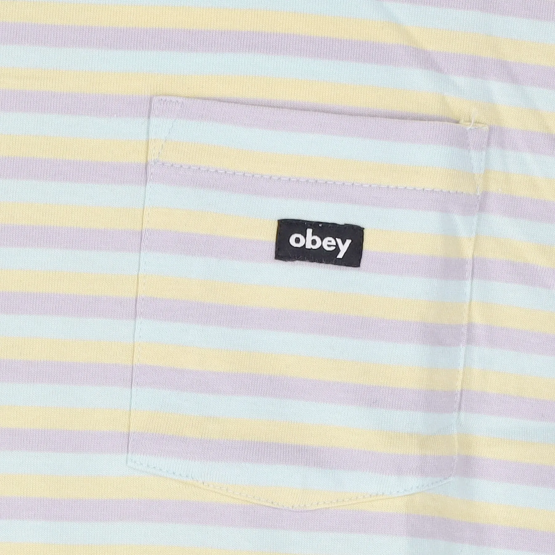 Maglietta Uomo River Stripe Pocket Tee Pure Water Multi