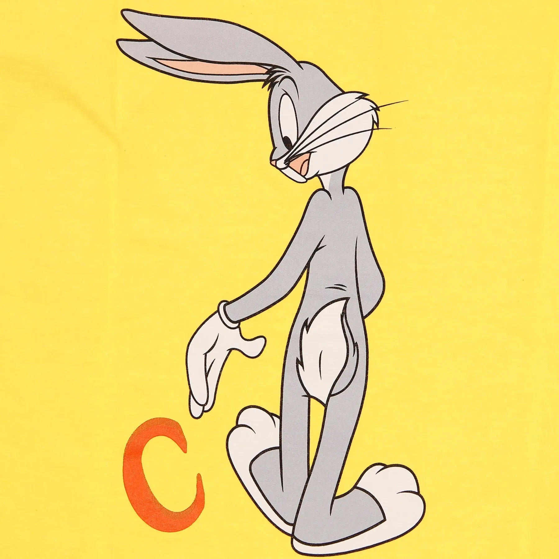 Maglietta Uomo Wordmark Drop Tee X Looney Tunes Yellow