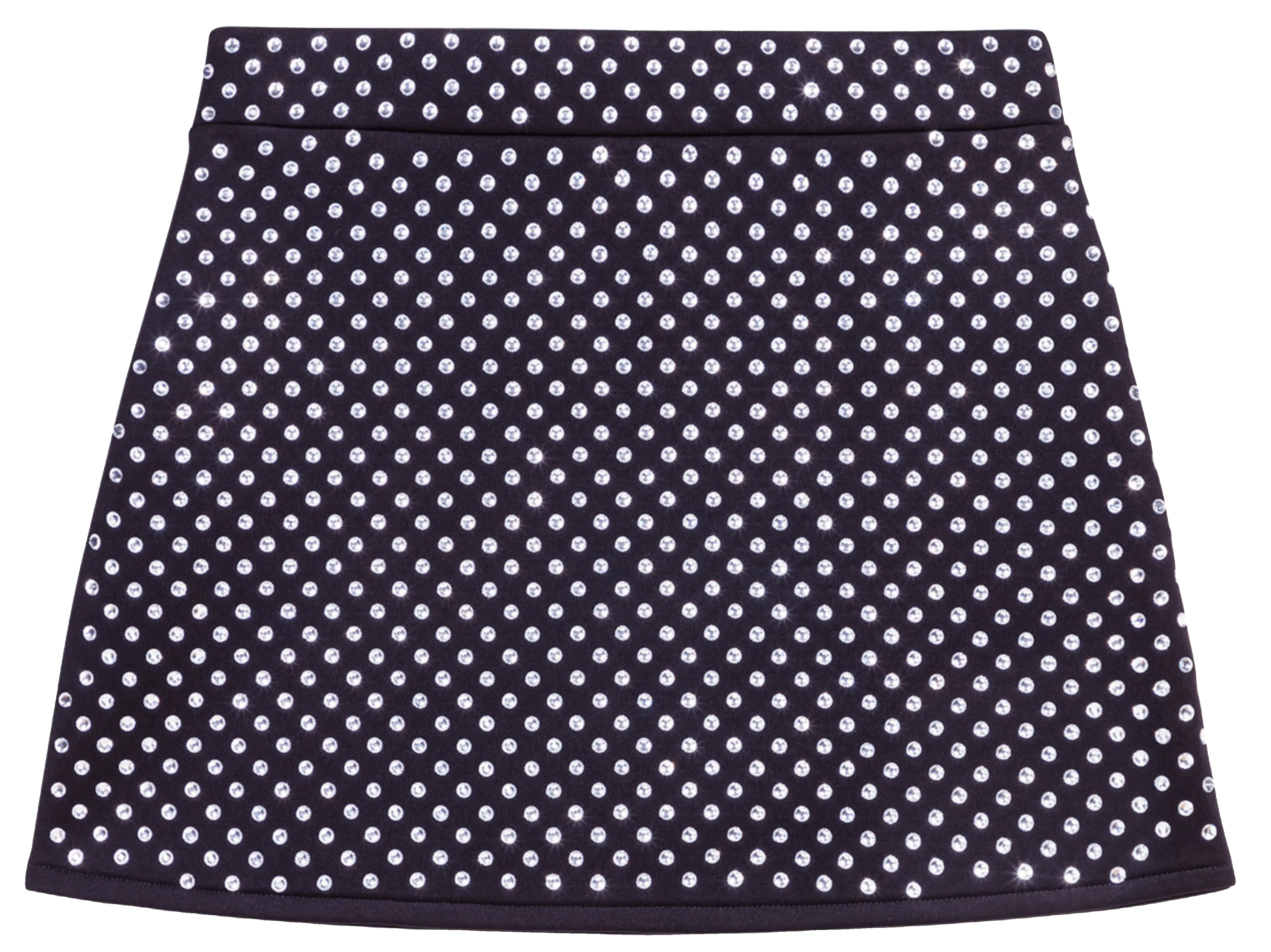  MAJE   Gonna corta con strass | Nero