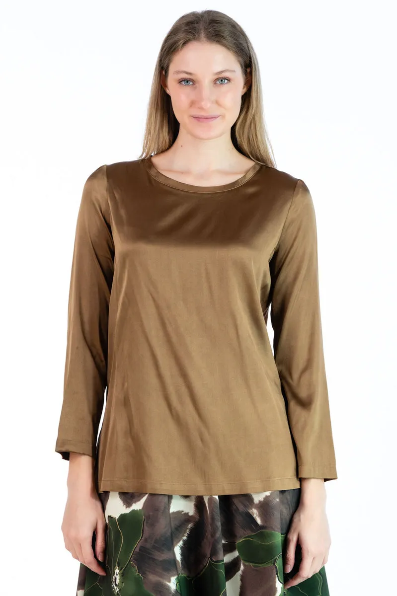  Maliparmi camicia silk satin maliparmi  