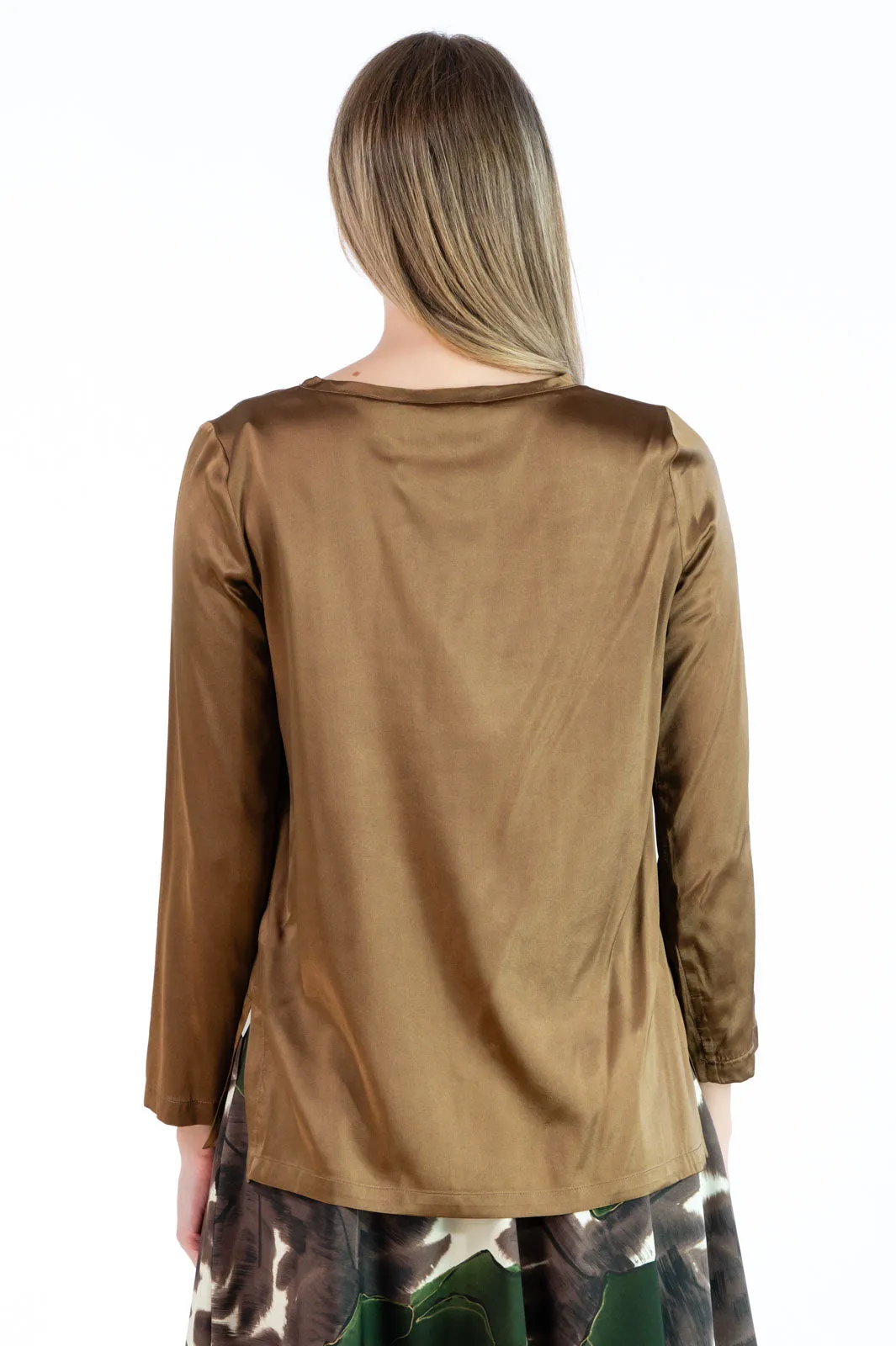  Maliparmi camicia silk satin maliparmi  