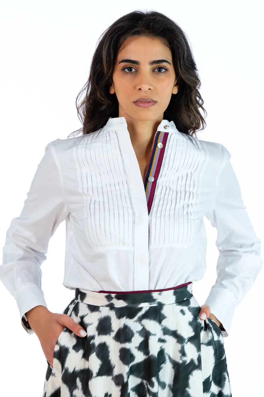  Maliparmi camicia white mali maliparmi  