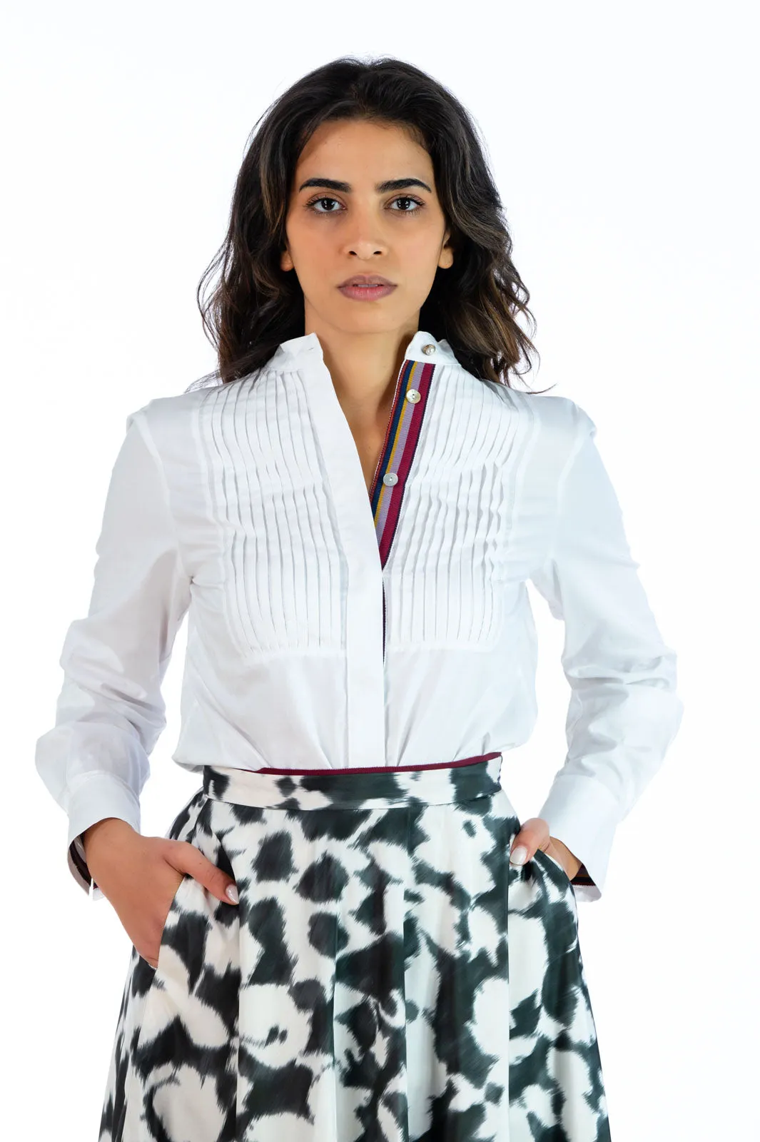  Maliparmi camicia white mali maliparmi  