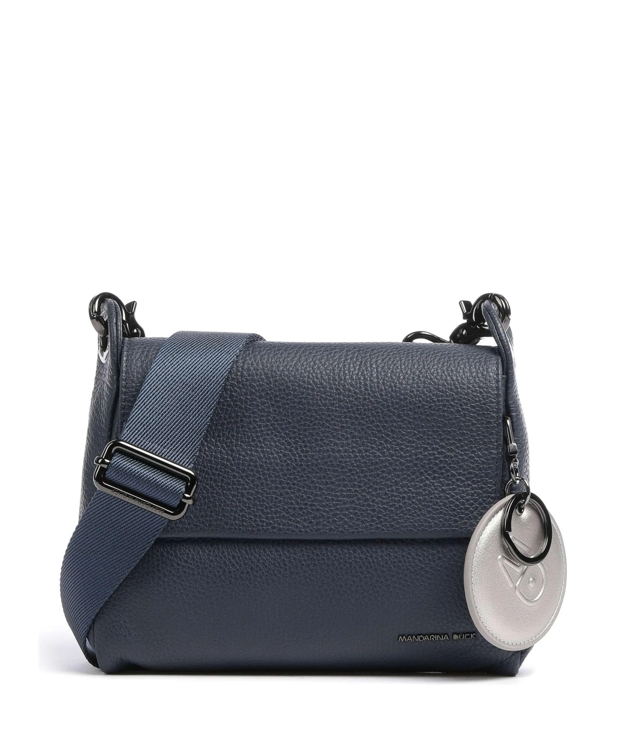  Mandarina Duck Mellow Leather Borsa a tracolla pelle di vitello grana navy  