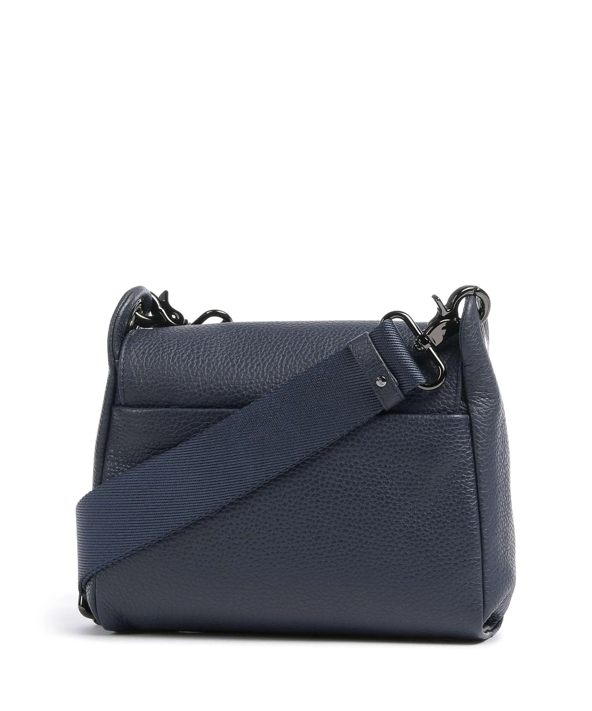  Mandarina Duck Mellow Leather Borsa a tracolla pelle di vitello grana navy  
