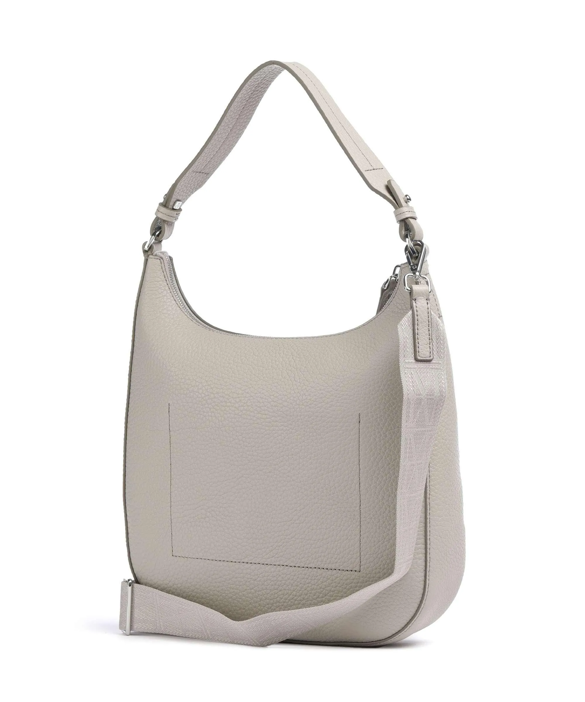  Marc O'Polo Birka M Borsa hobo pelle di vacchetta grana grigio chiaro  