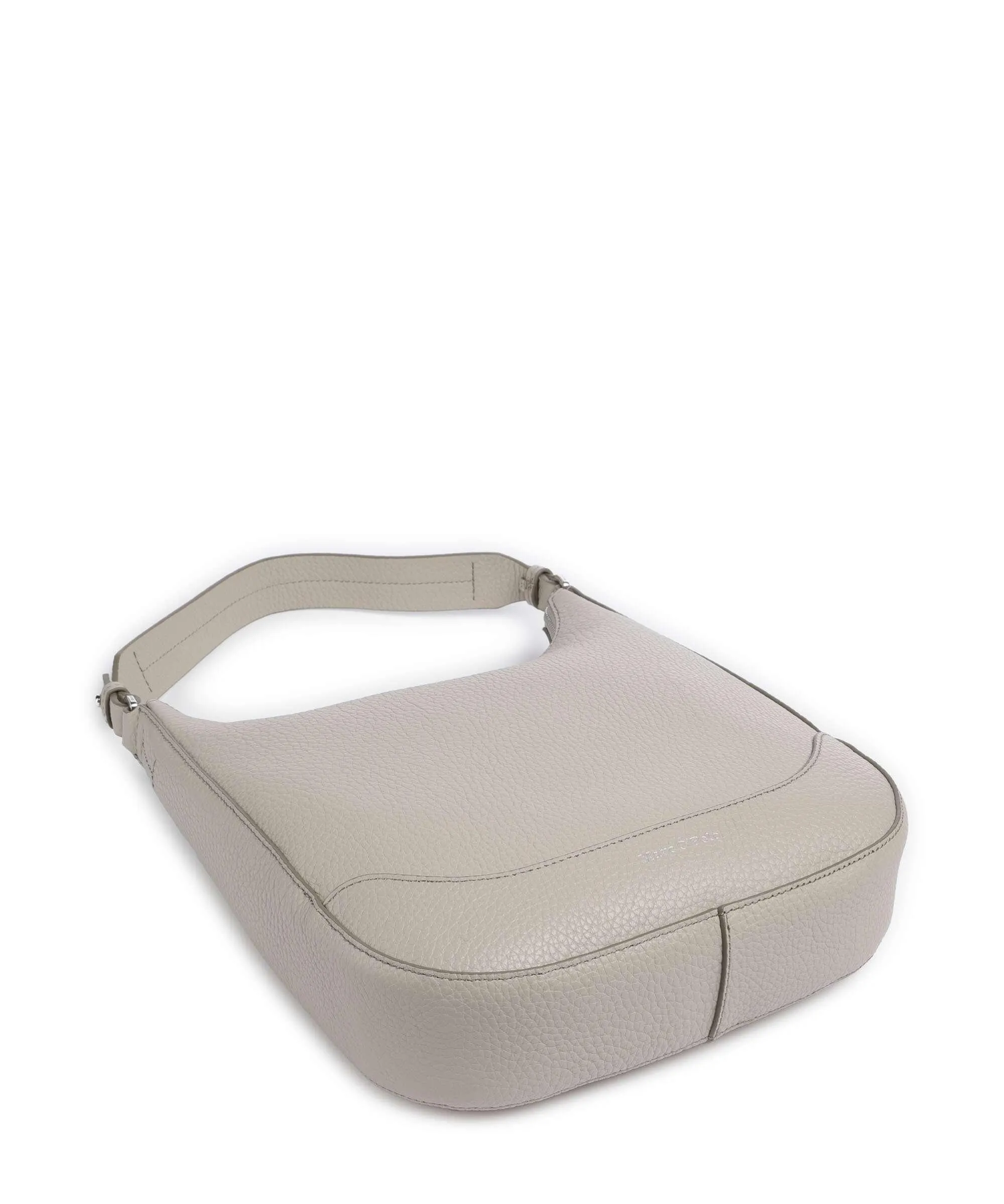 Marc O'Polo Birka M Borsa hobo pelle di vacchetta grana grigio chiaro  