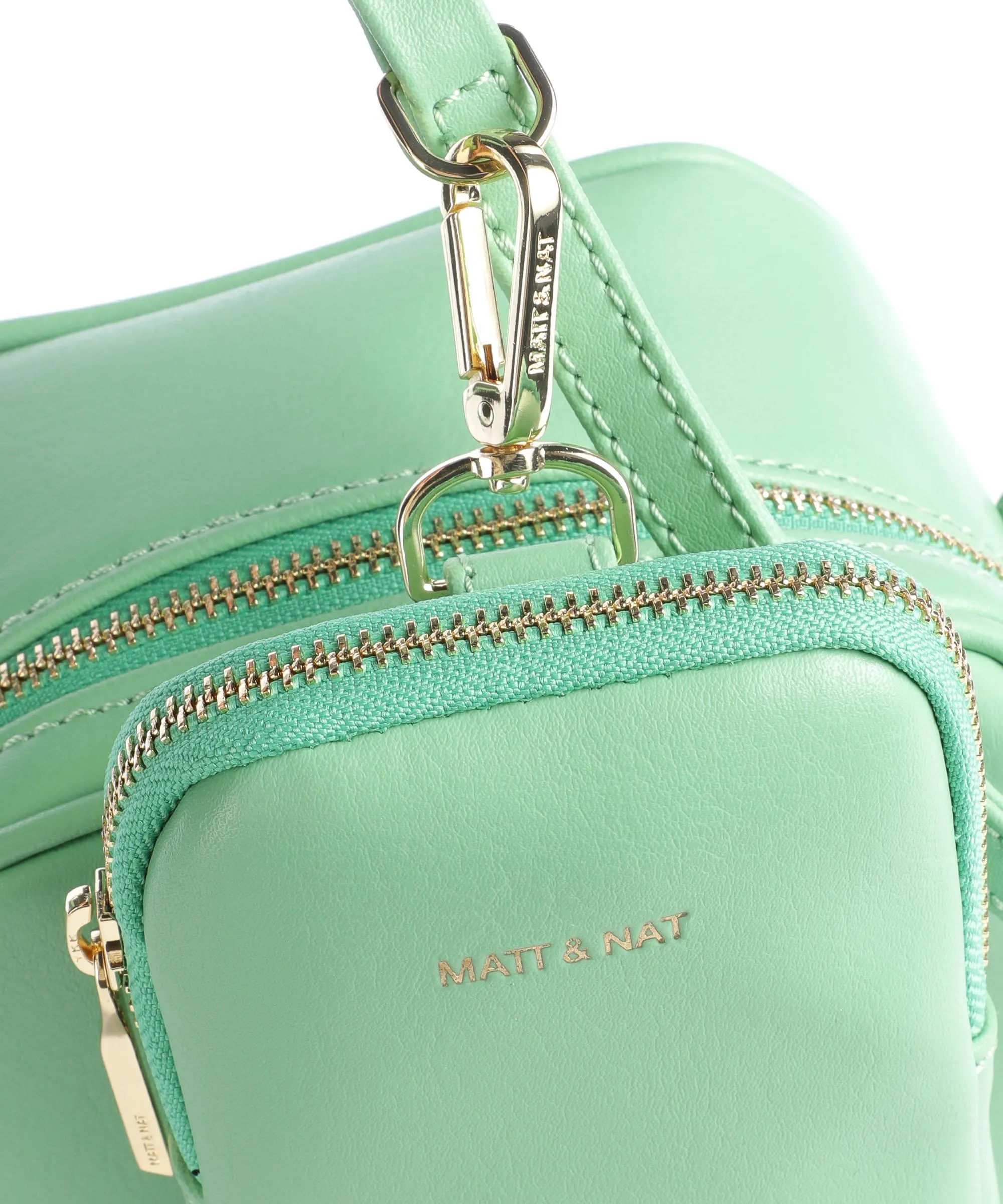  Matt & Nat Arbor Swae Borsa a tracolla pelle sintetica verde  