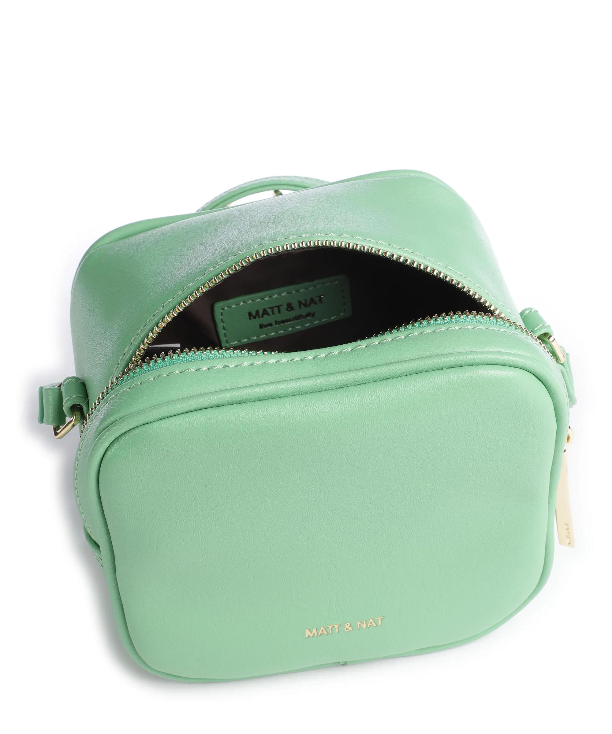  Matt & Nat Arbor Swae Borsa a tracolla pelle sintetica verde  