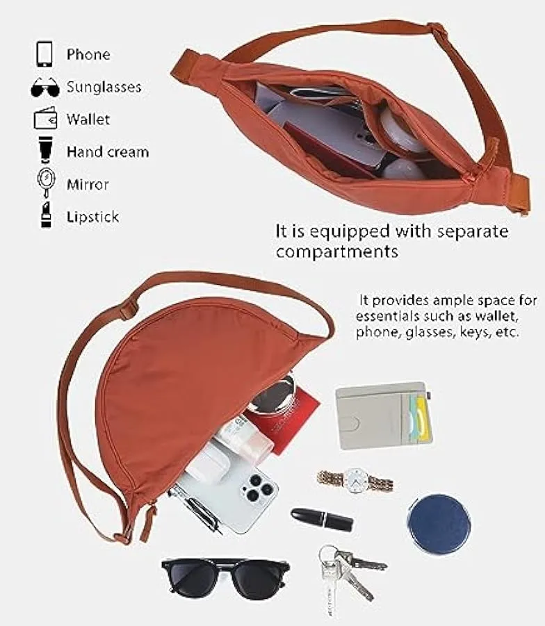MAVHVAM Borsa a tracolla per donne e uomini, borsa a tracolla resistente con tracolla regolabile, versatile e alla moda, per l’u