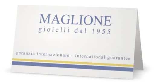 Medaglia Fonte Battesimale rettangolare in oro giallo e bianco 18kt