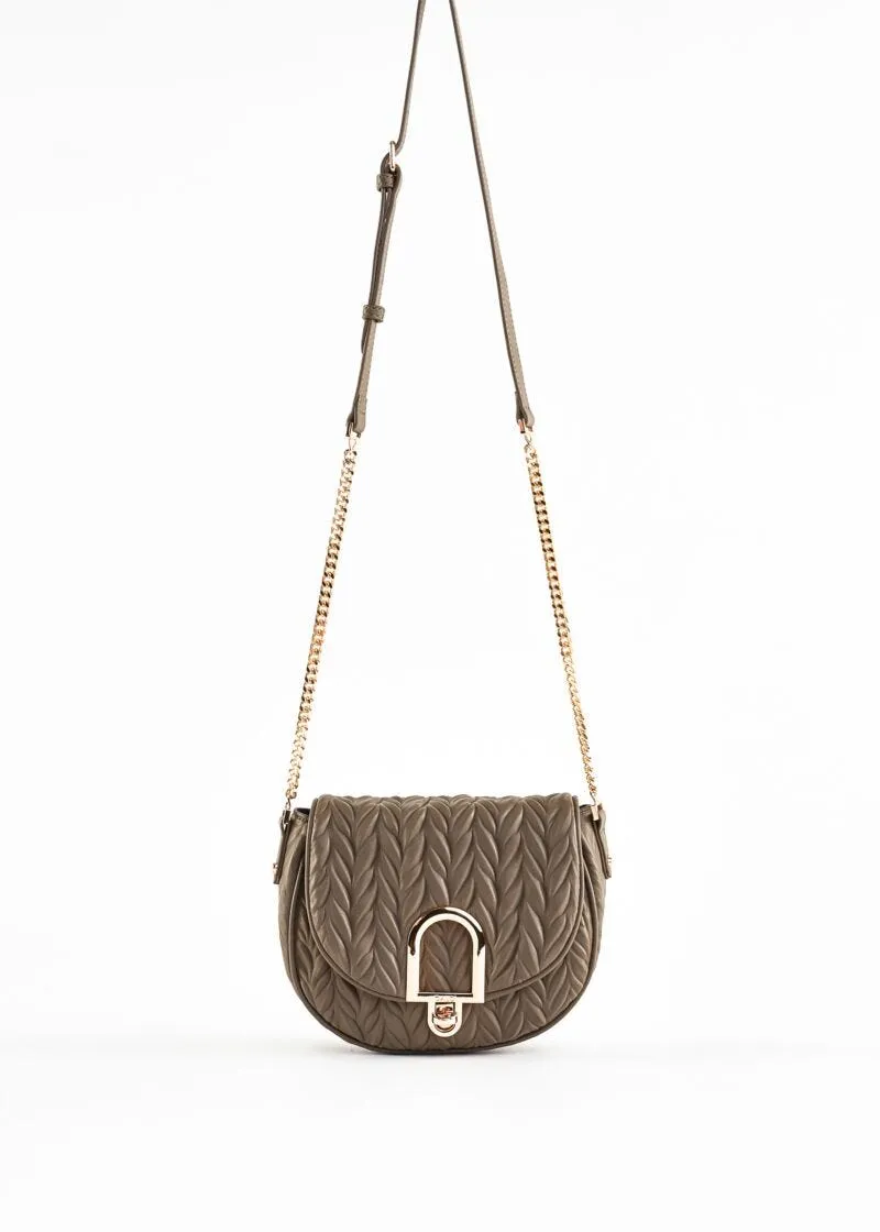 Mini bag con patta e girello