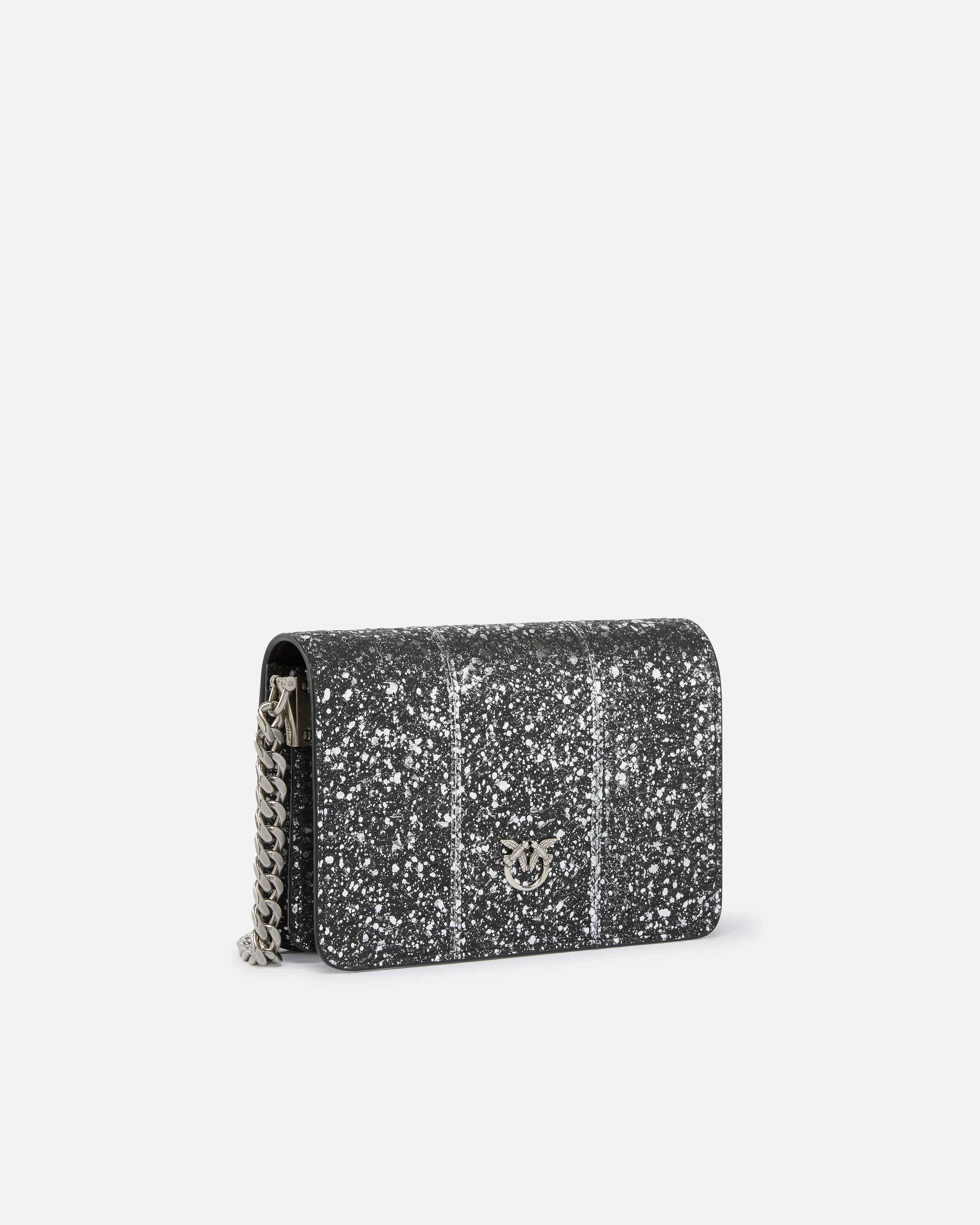  Mini borsa a tracolla Love Bag in rettile con lamina PINKO Galleria    