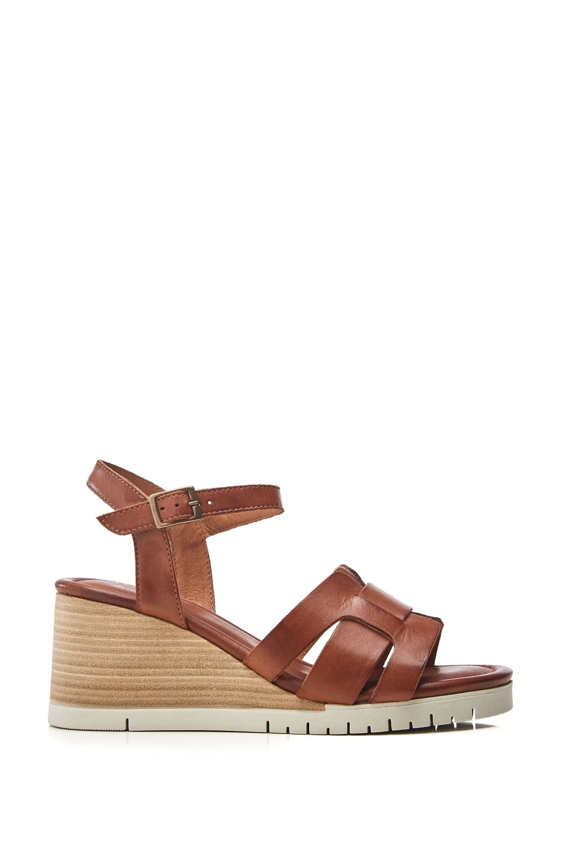 Moda in Pelle - Pedie - Sandali intrecciata con fascia H
