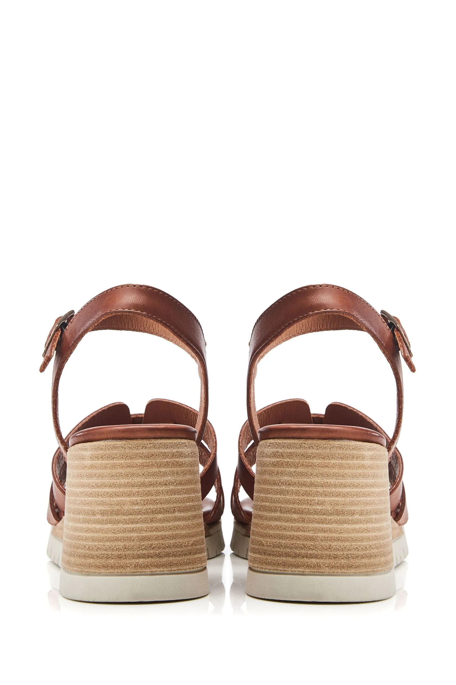 Moda in Pelle - Pedie - Sandali intrecciata con fascia H