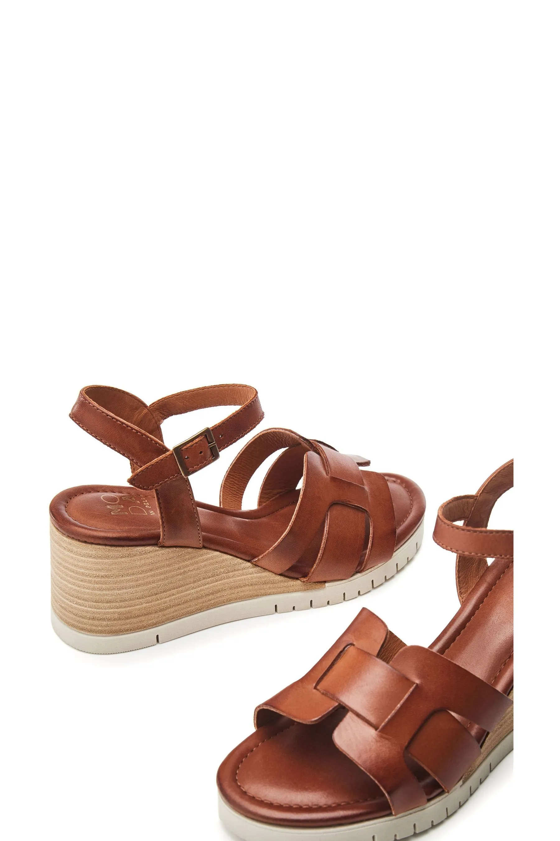 Moda in Pelle - Pedie - Sandali intrecciata con fascia H