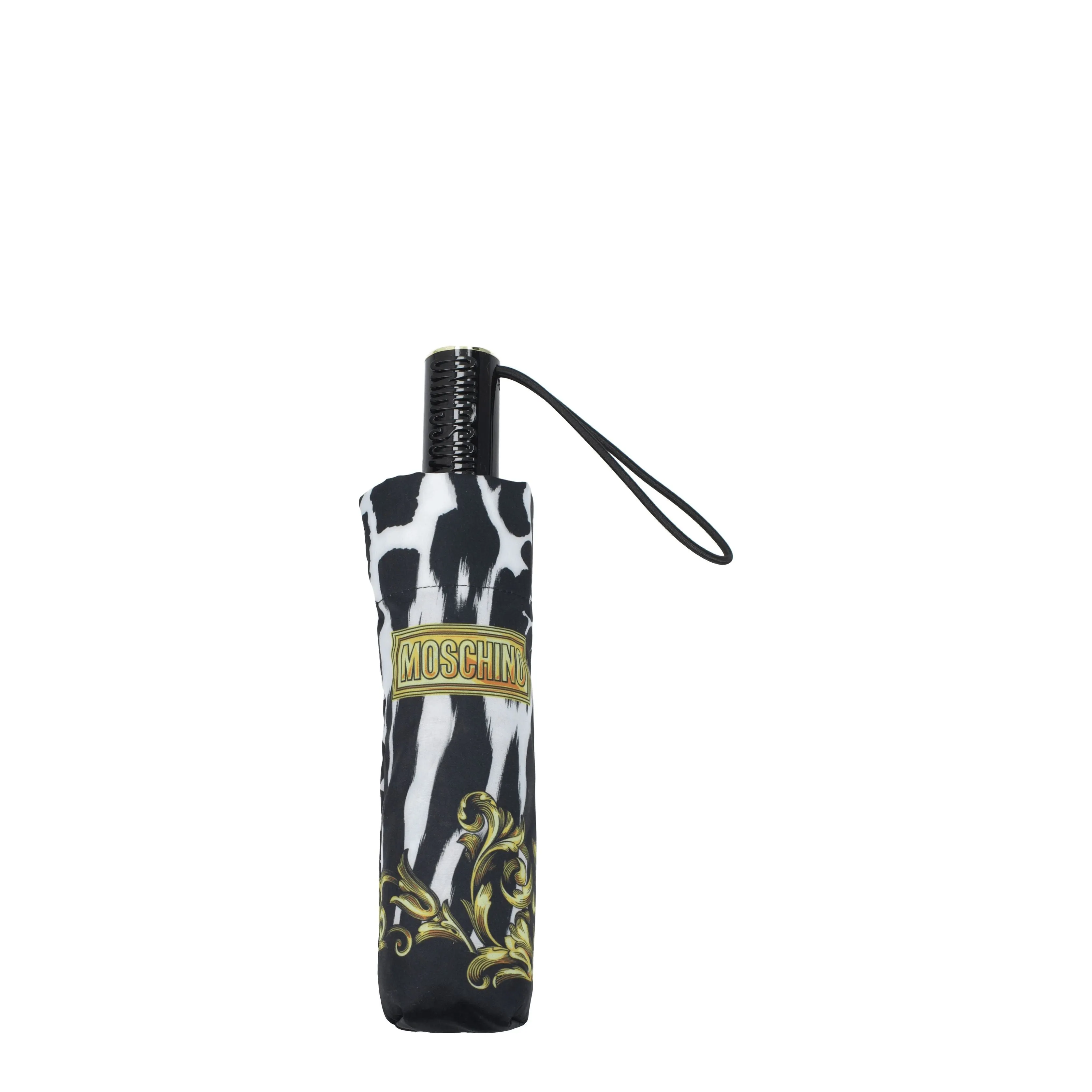 Moschino Ombrelli Donna Poliestere Bianco/Nero