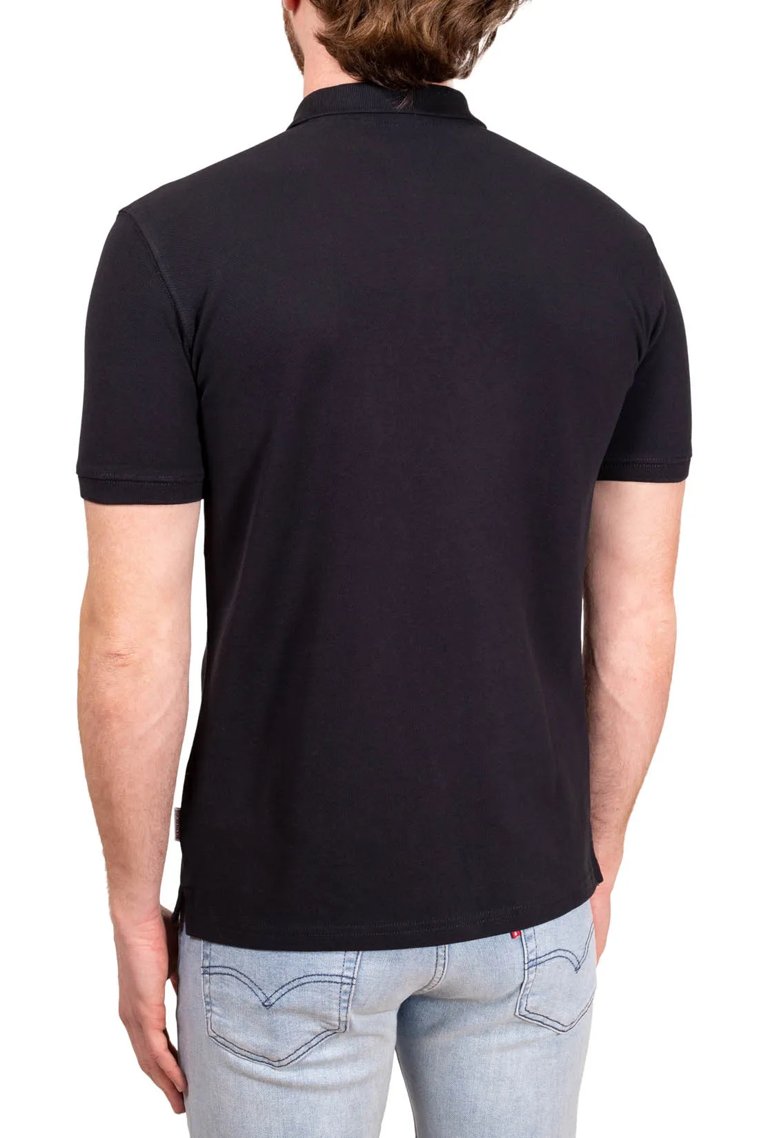NAPAPIJRI Polo uomo con badge logo 