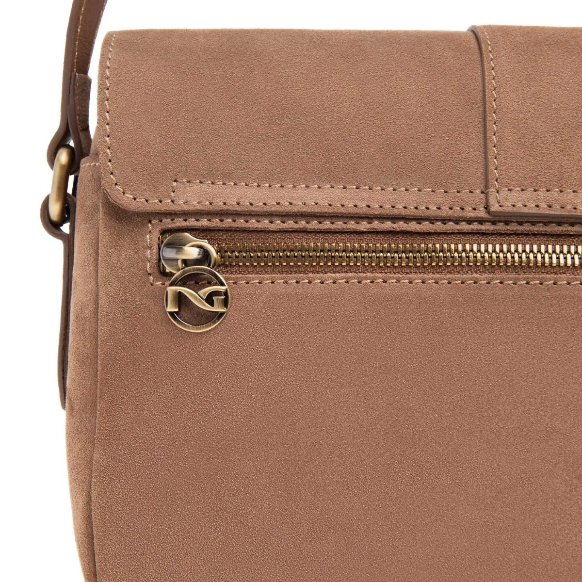 NERO GIARDINI BORSA I443821D-442 CAMOSCIO MOU  