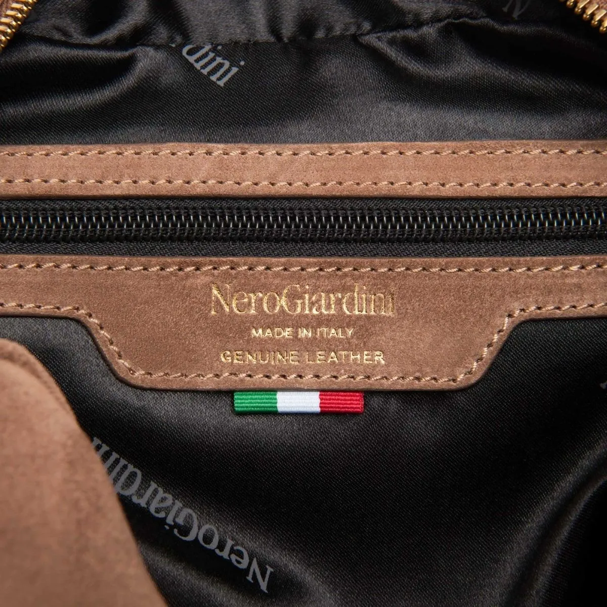 NERO GIARDINI BORSA I443821D-442 CAMOSCIO MOU  